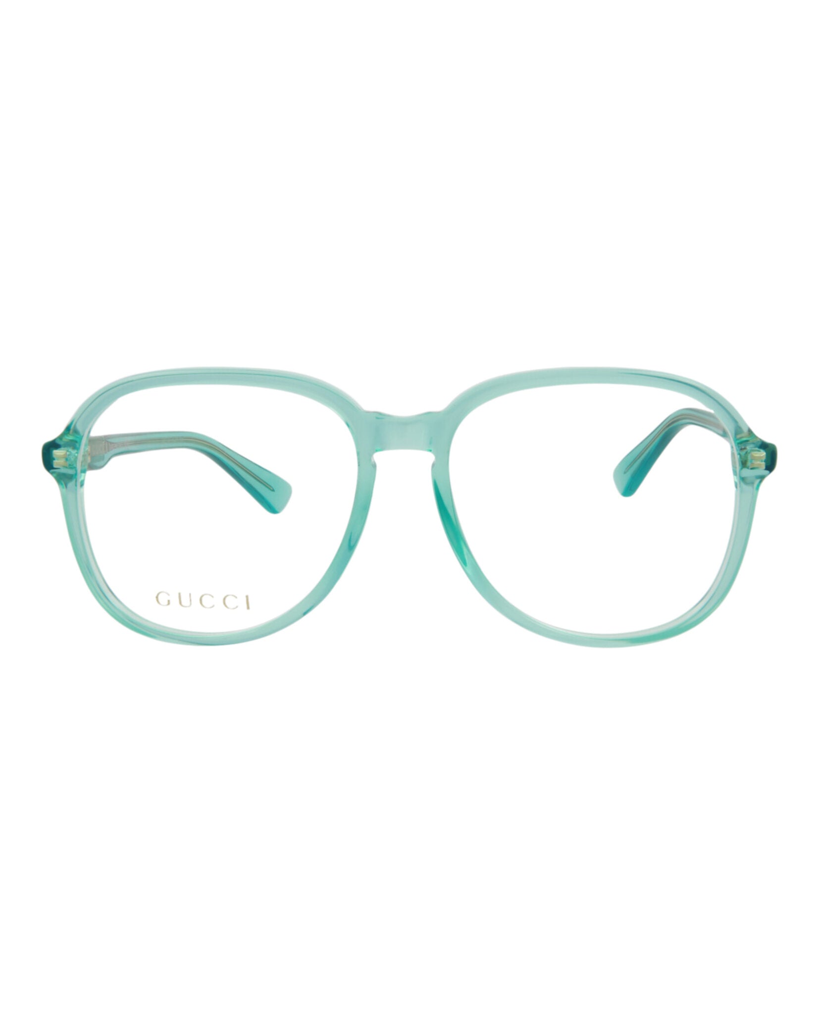 title:Gucci Core Optical, style # GG0259O-30002351003;color:Light Blue Light Blue Transparent