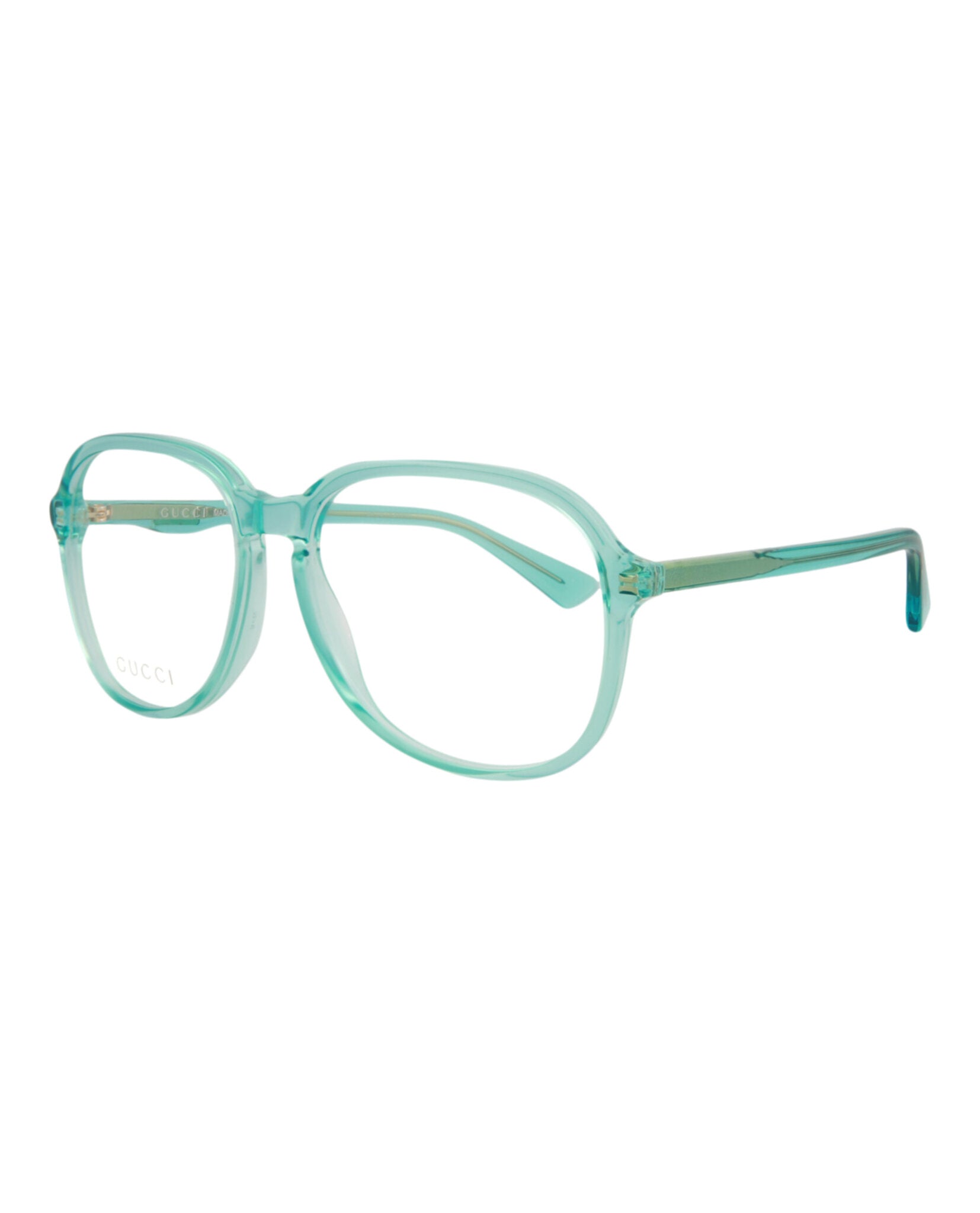 title:Gucci Core Optical, style # GG0259O-30002351003;color:Light Blue Light Blue Transparent