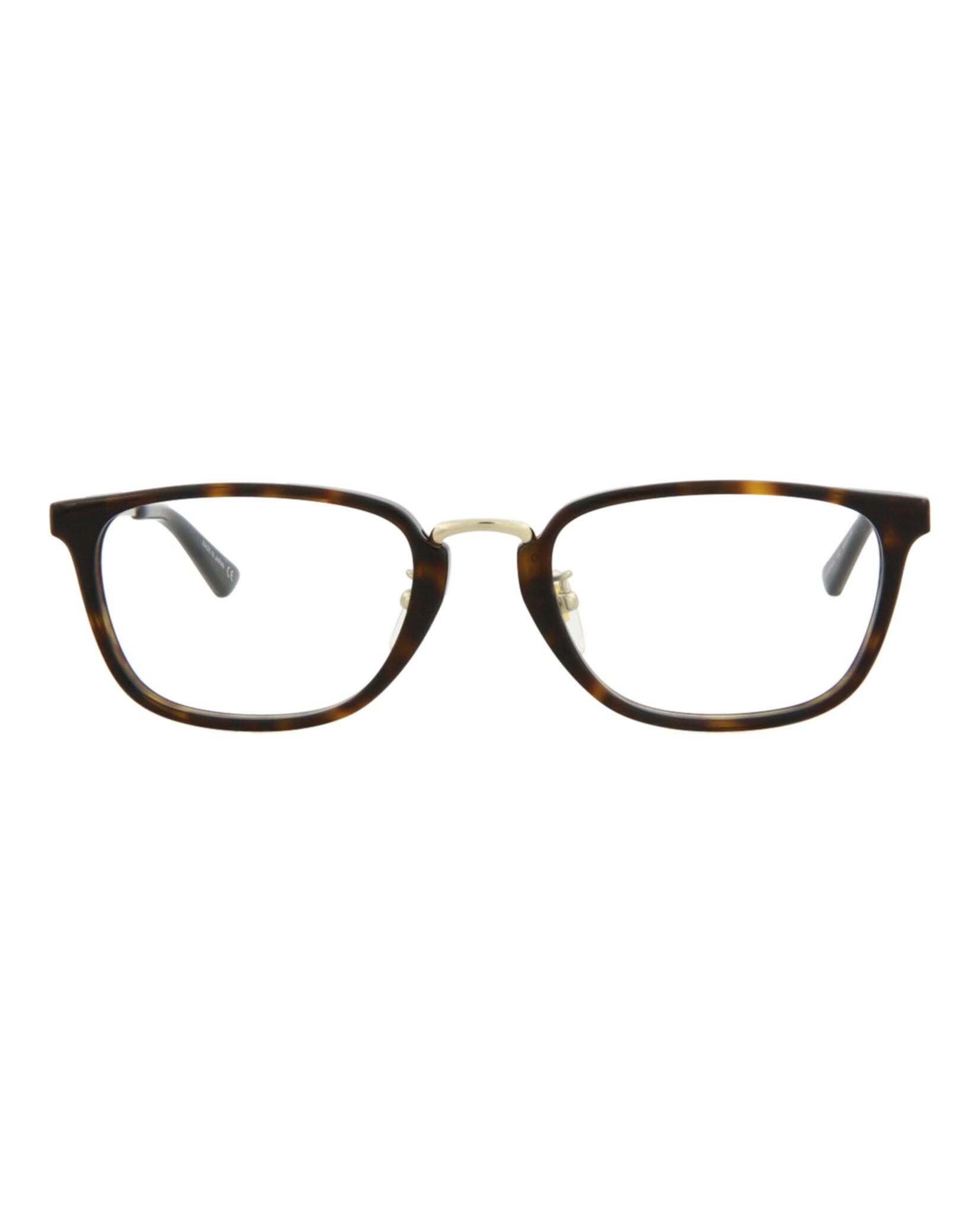 title:Gucci Novelty Optical, style # GG0324OJ-30002879002;color:Havana Gold Transparent