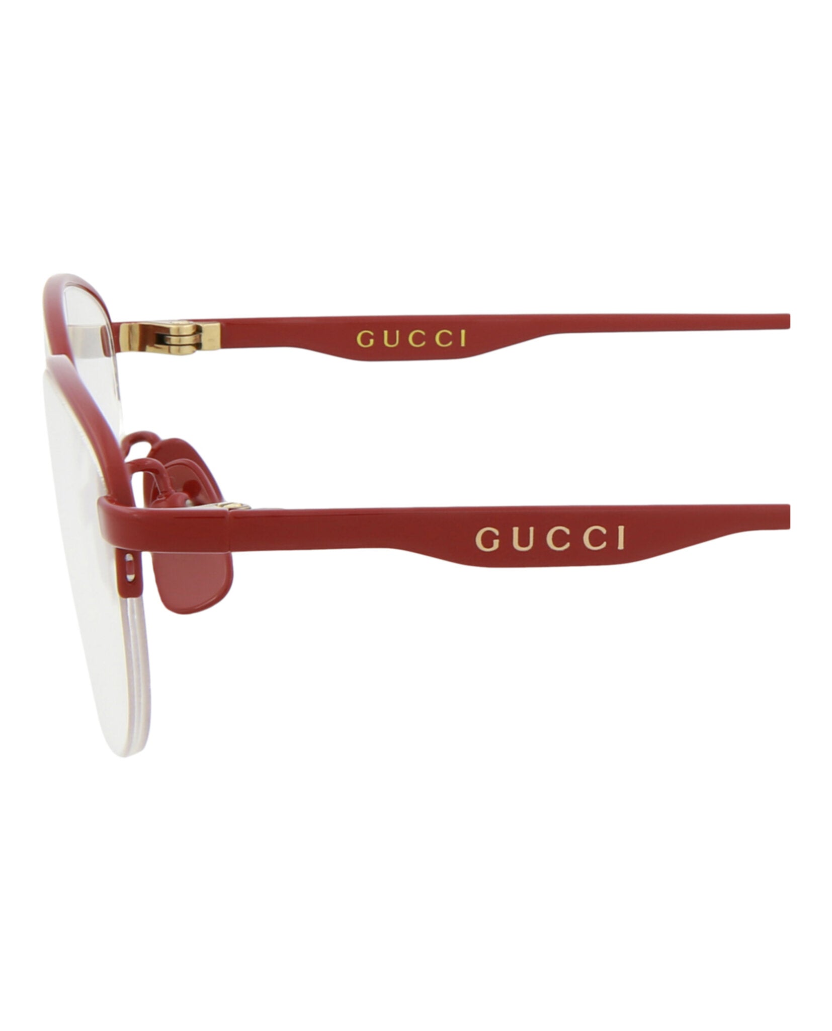 title:Gucci Novelty Optical, style # GG0339OJ-30002886004;color:Red Red Transparent