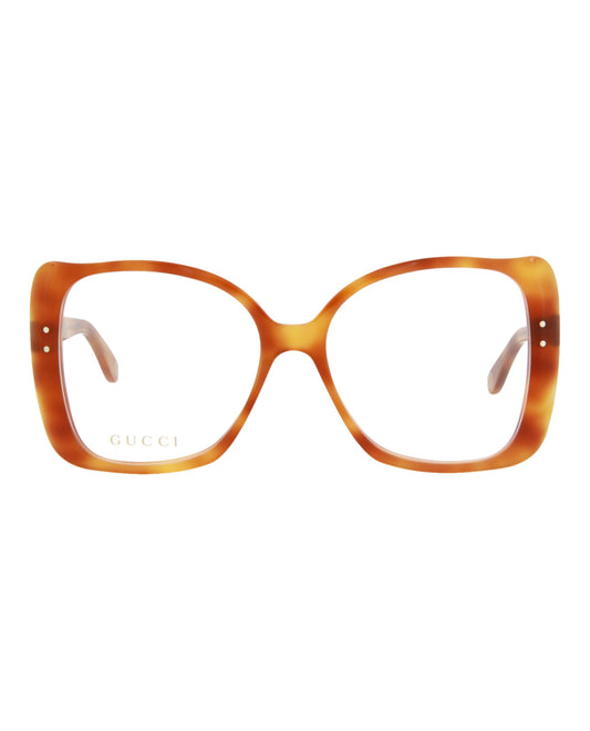 title:Gucci Fashion Optical, style # GG0473O-30006450003;color:Havana Havana Transparent