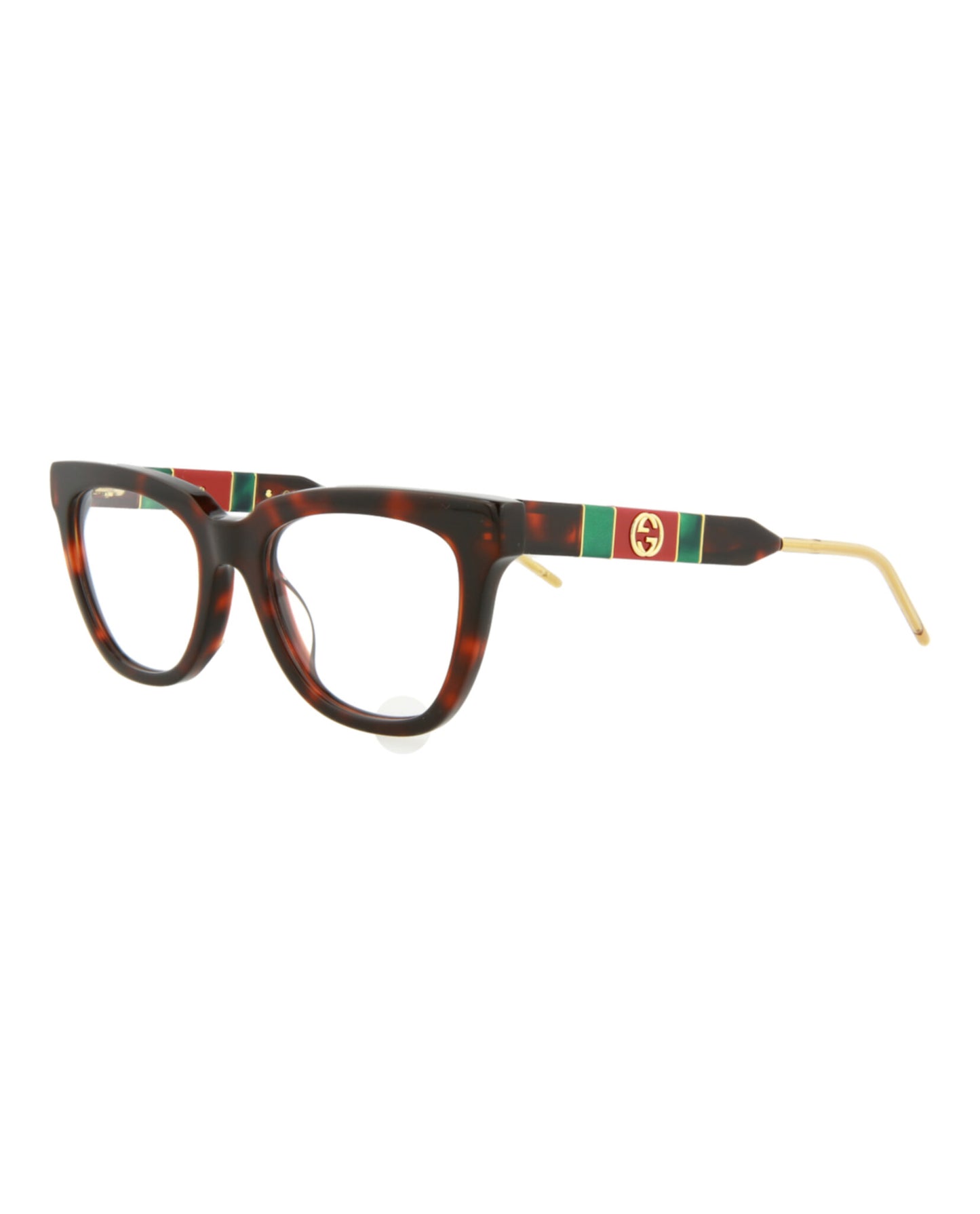 title:Gucci Cat Eye-Frame Acetate Optical Frames;color:Havana Havana Transparent