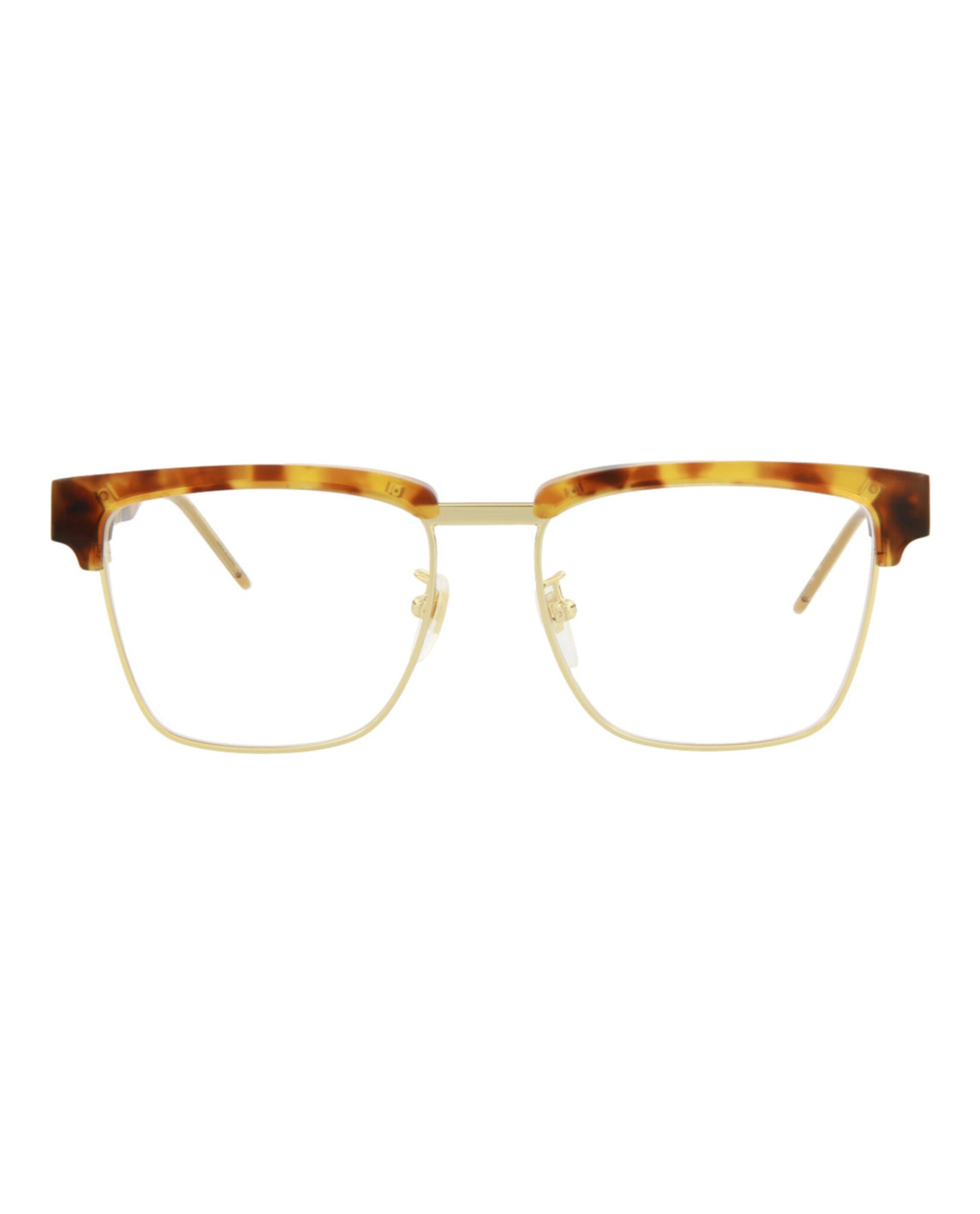 title:Gucci Novelty Optical, style # GG0605O-30008100004;color:Havana Havana Transparent