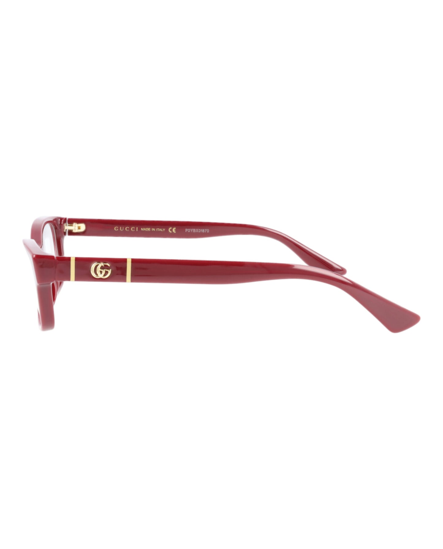 title:Gucci Cat Eye-Frame Injection Optical Frames;color:Burgundy Burgundy Transparent