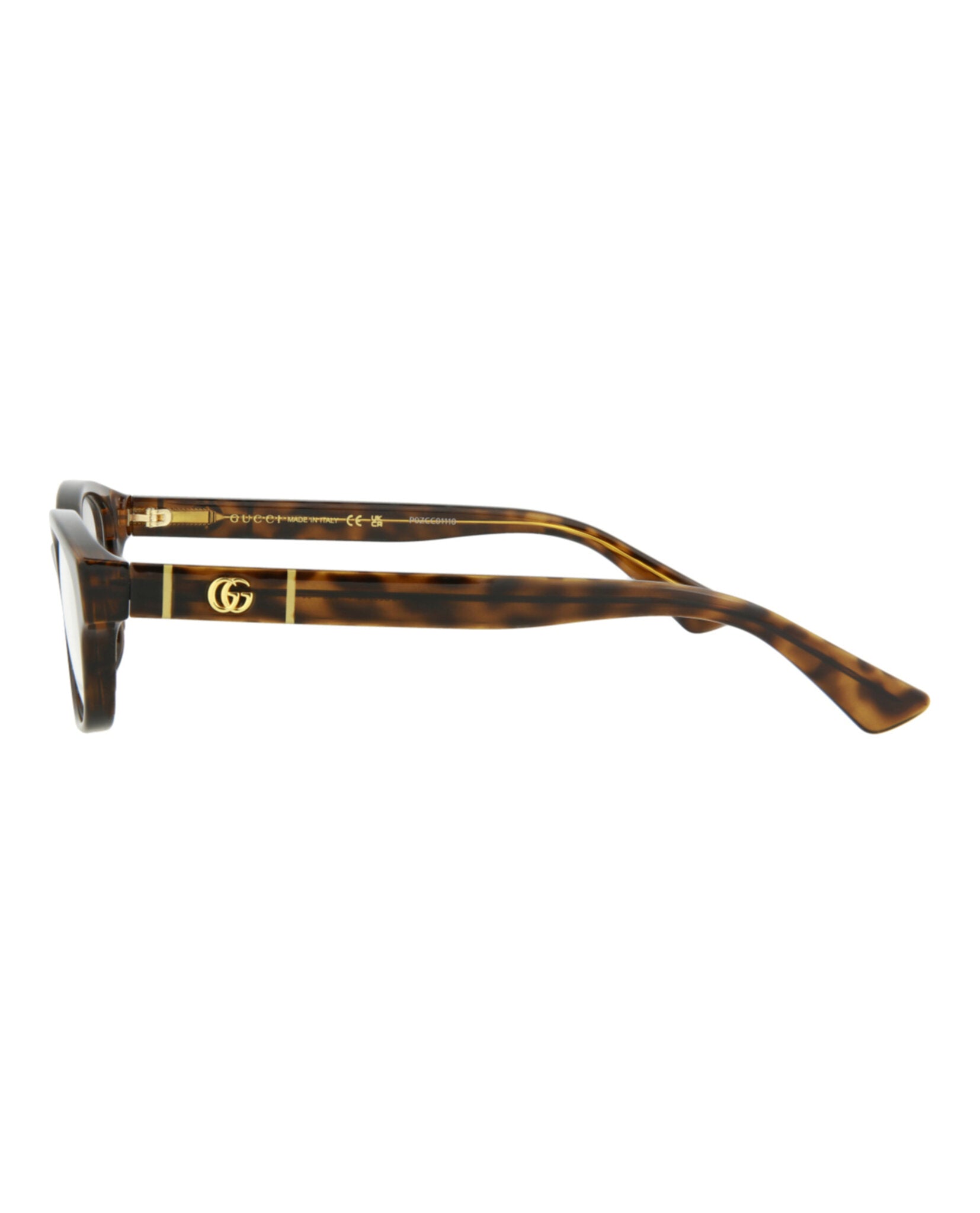 title:Gucci Core Optical, style # GG0639OA-30008598002;color:Havana Havana Transparent