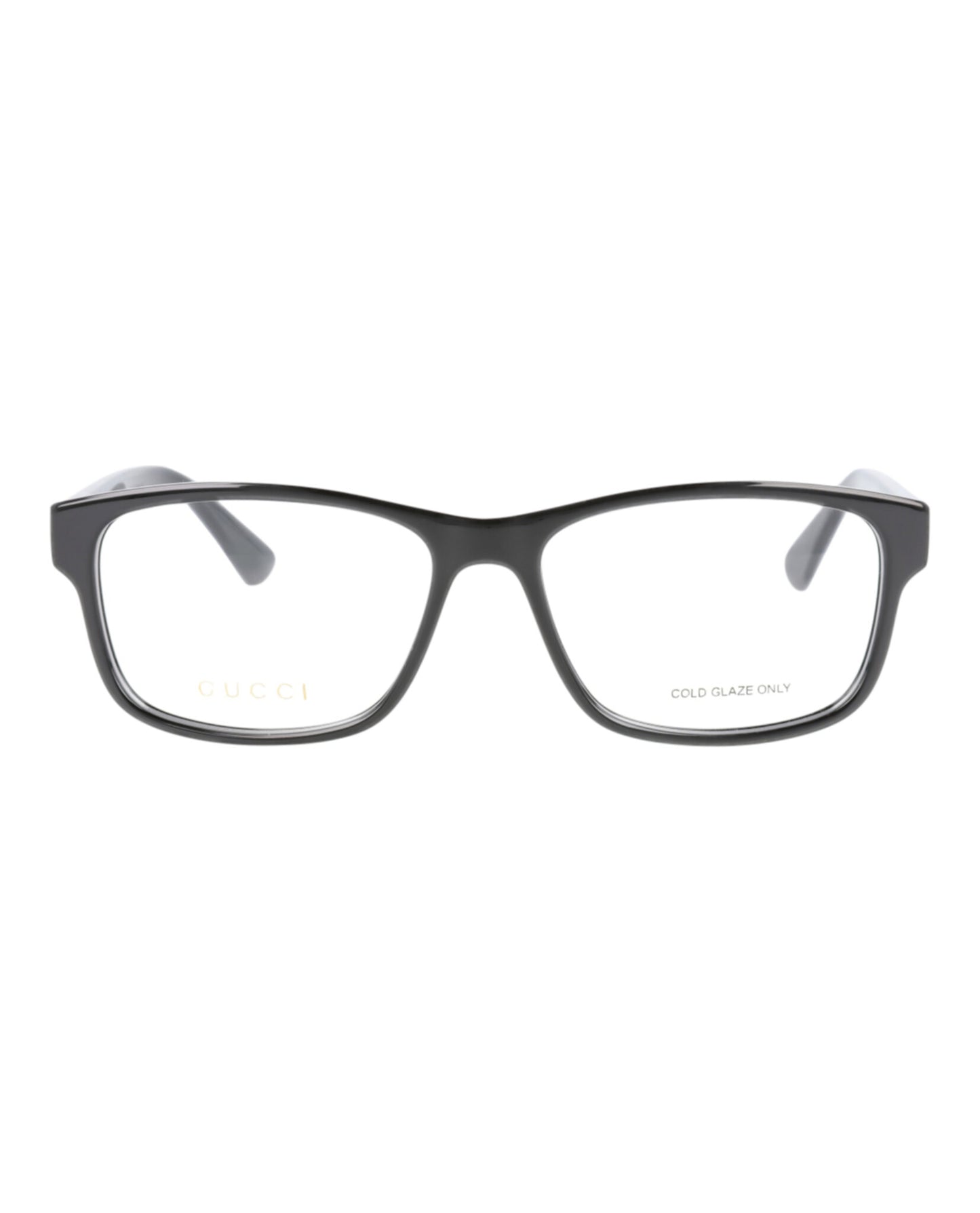 title:Gucci Square-Frame Injection Optical Frames;color:Black Black Transparent