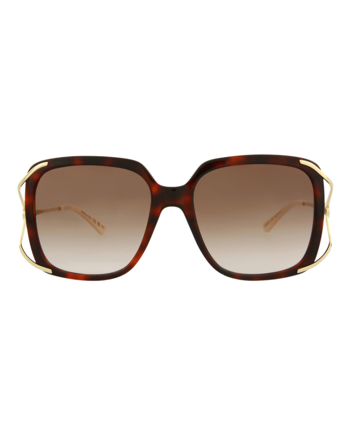 title:Gucci Women's GG0647S-30008608002 Novelty Sunglasses;color:Havana Gold Brown