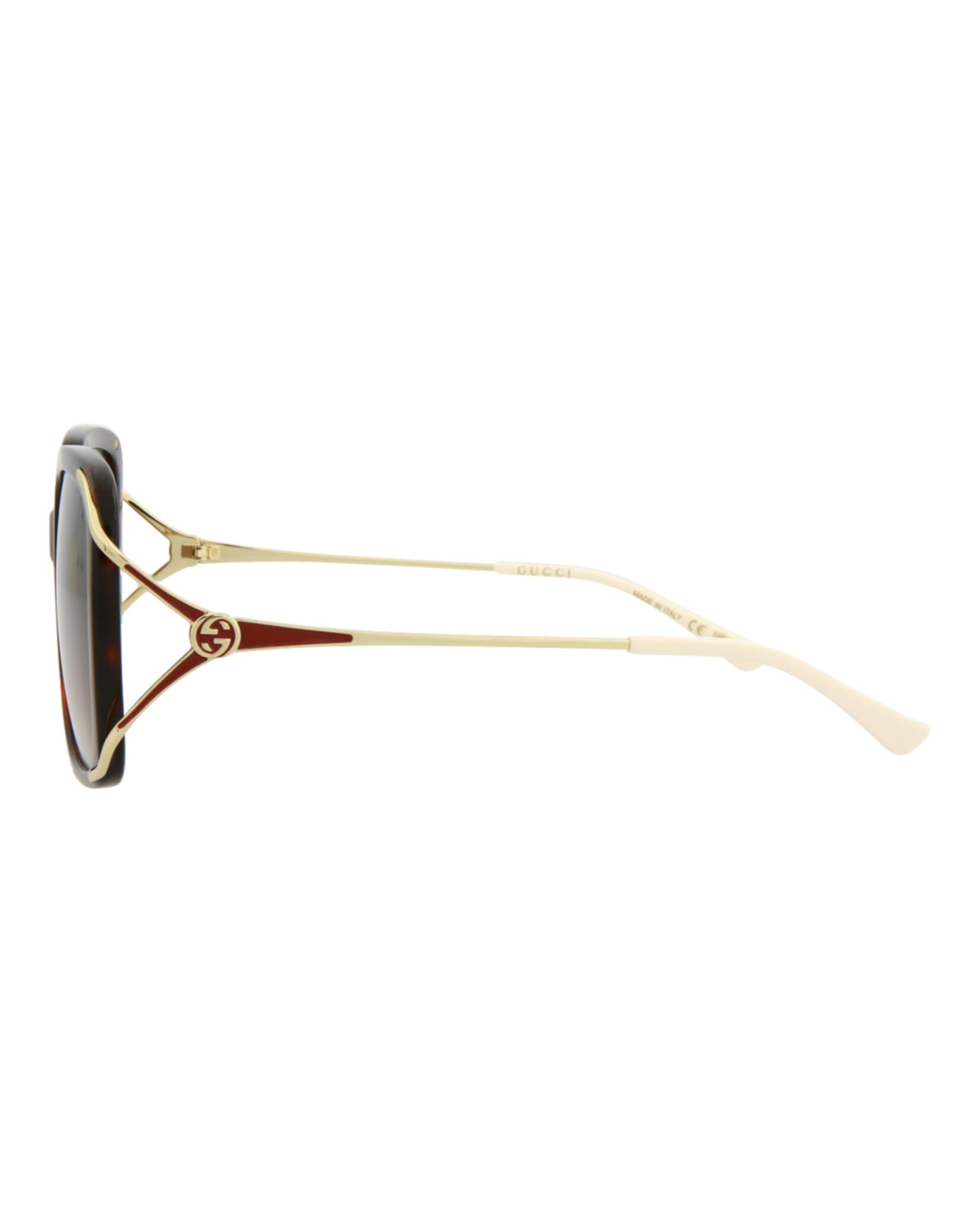 title:Gucci Women's GG0647S-30008608002 Novelty Sunglasses;color:Havana Gold Brown