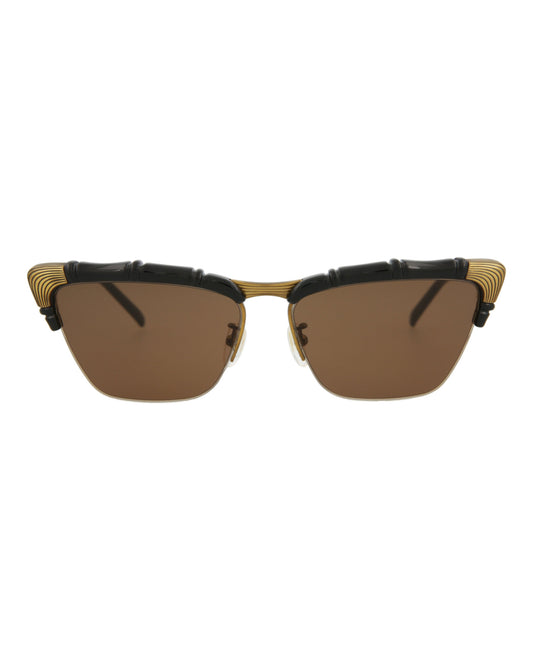 title:Gucci Cat Eye-Frame Injection Sunglasses, style # GG0660S-30008580001;color:Black Black Brown