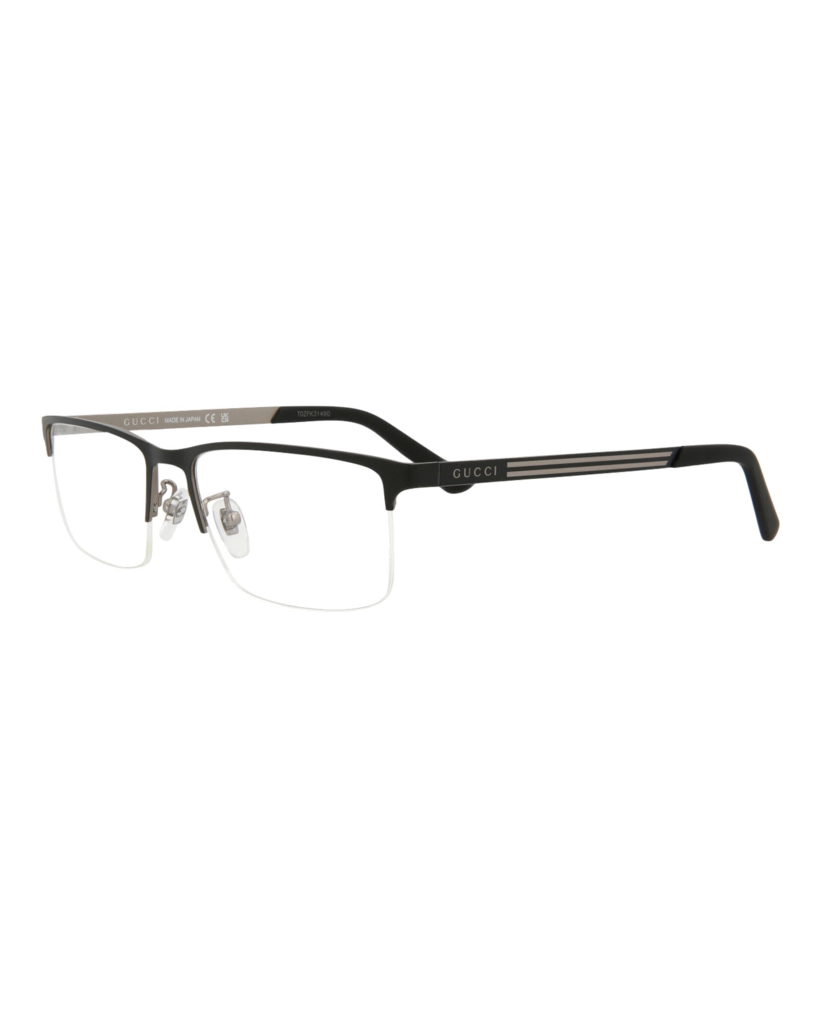 title:Gucci Fashion Optical Style #GG0694O-30008617001;color:Black Black Transparent