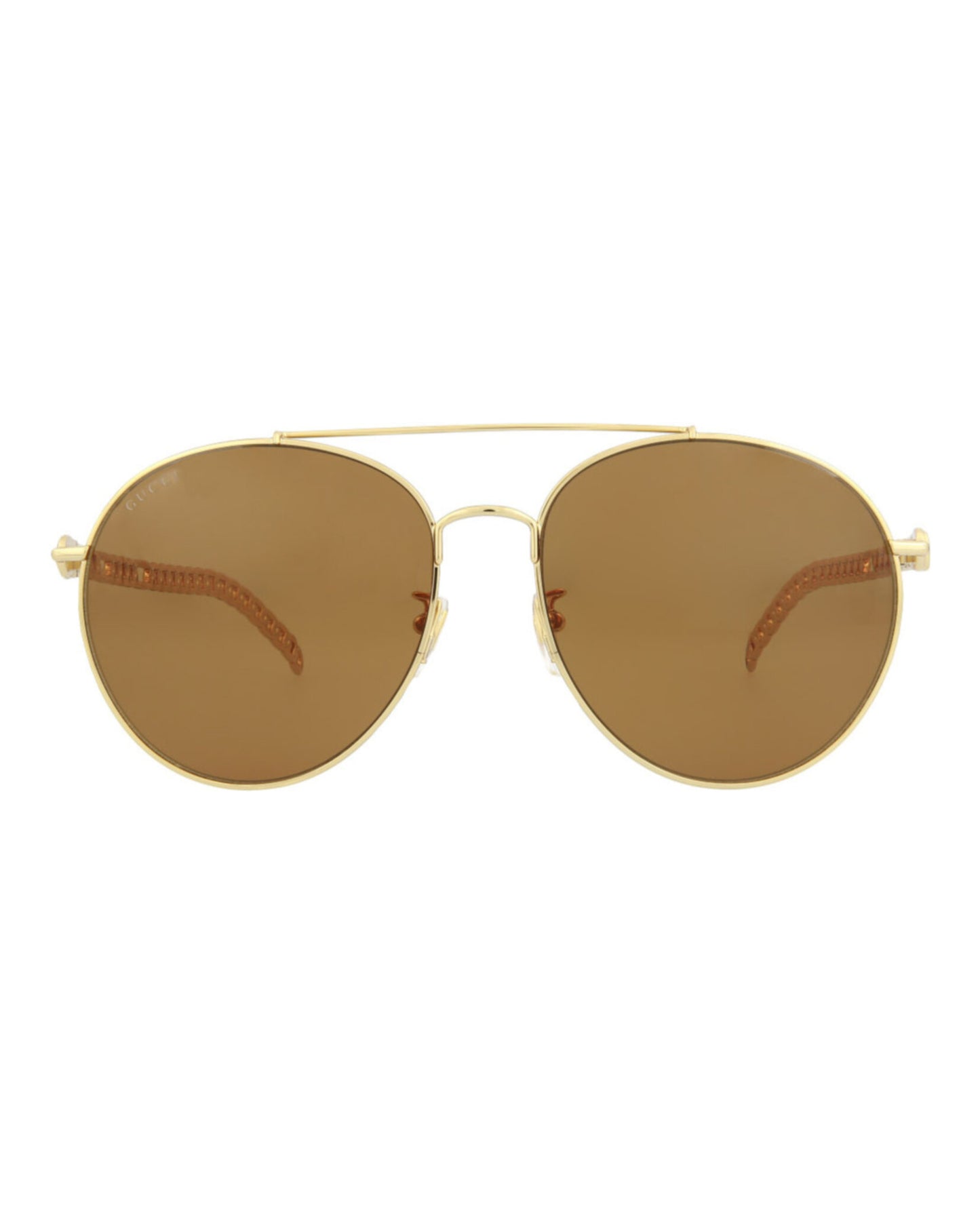 title:Gucci Best Sunglasses Style #GG0725S-30008880002;color:Gold Gold Brown