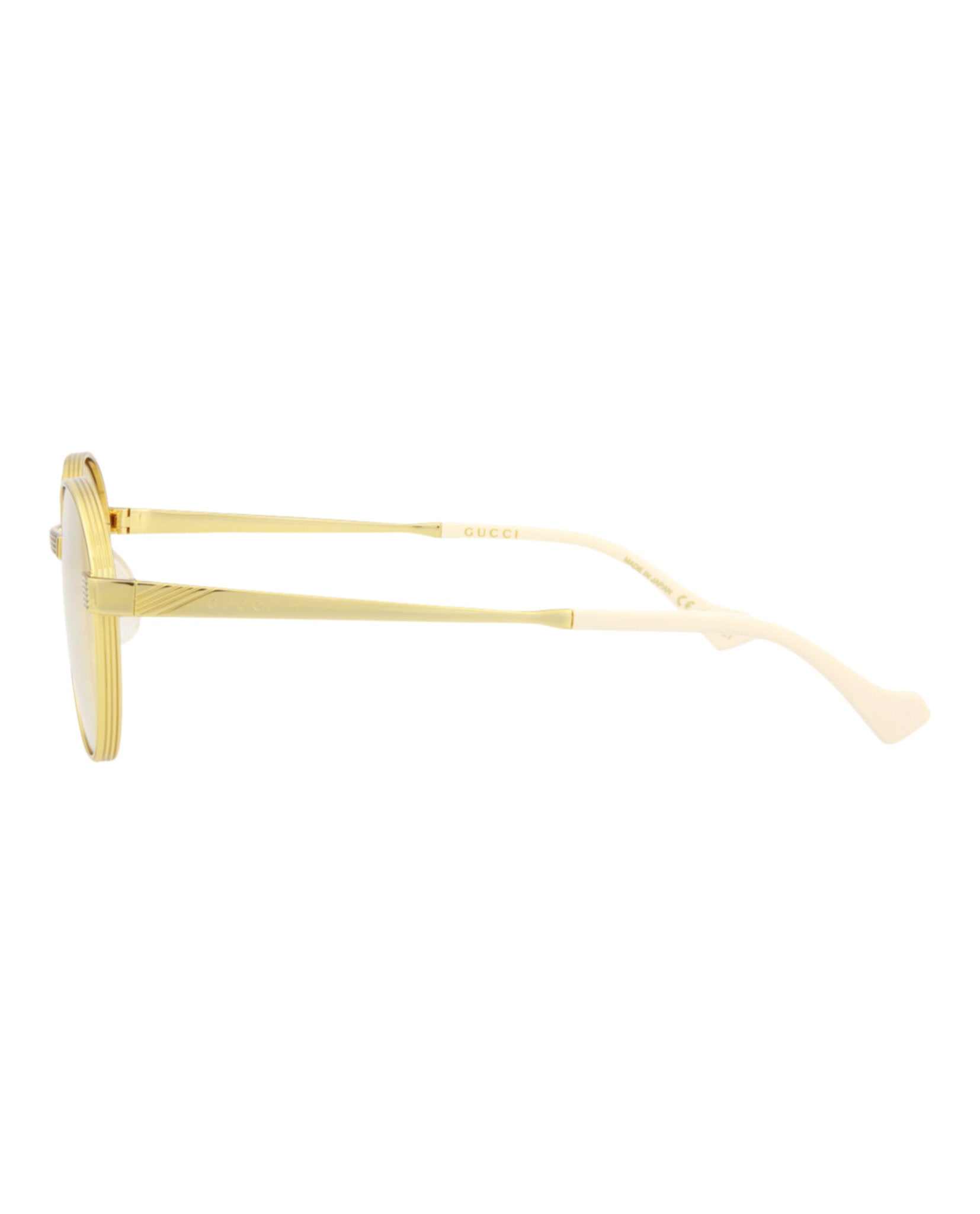 title:Gucci Men's GG0872S-30009887001 Novelty Sunglasses;color:Gold Gold Yellow