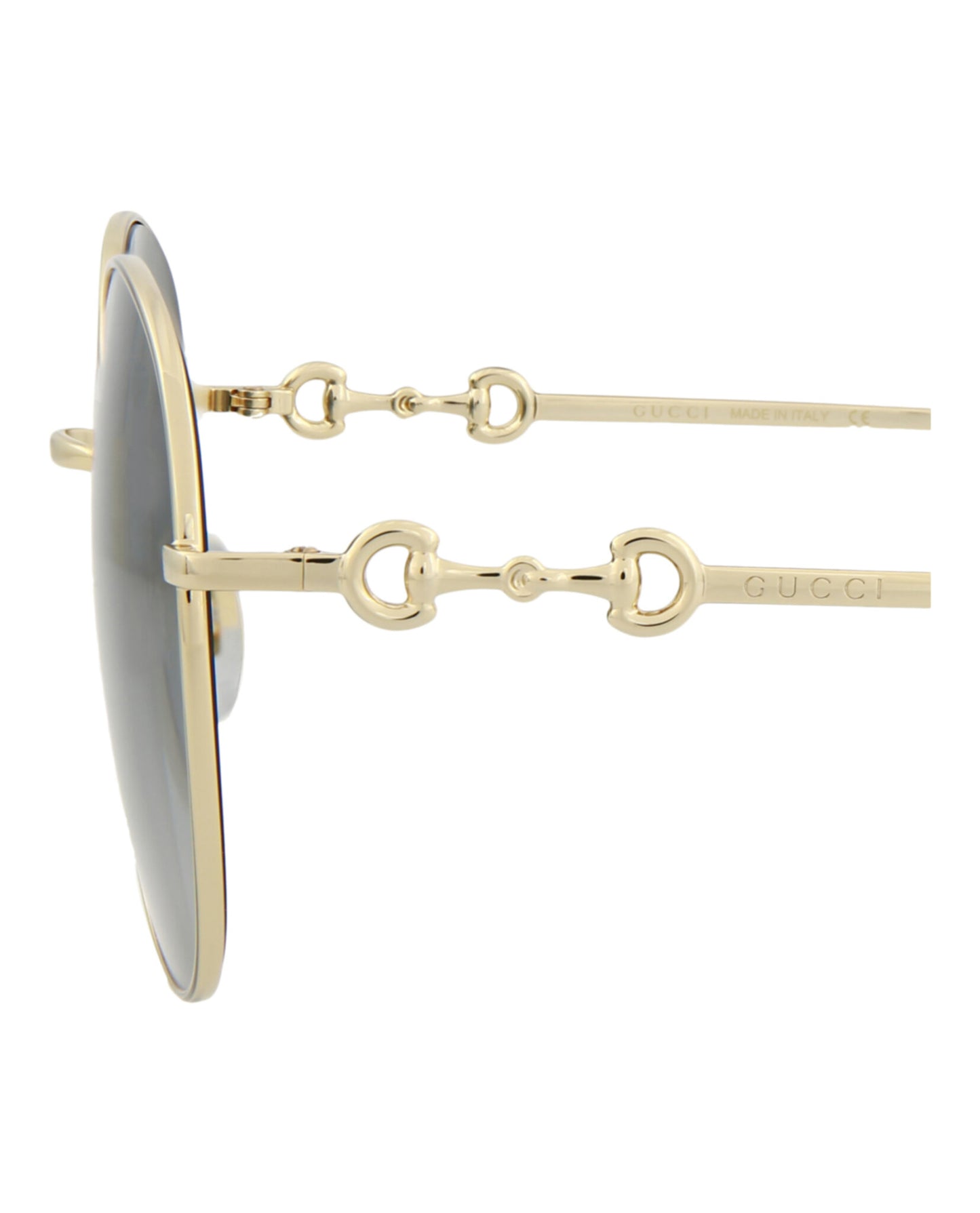 title:Gucci Women's GG0881SA-30010288001 Novelty Sunglasses;color:Gold Gold Grey