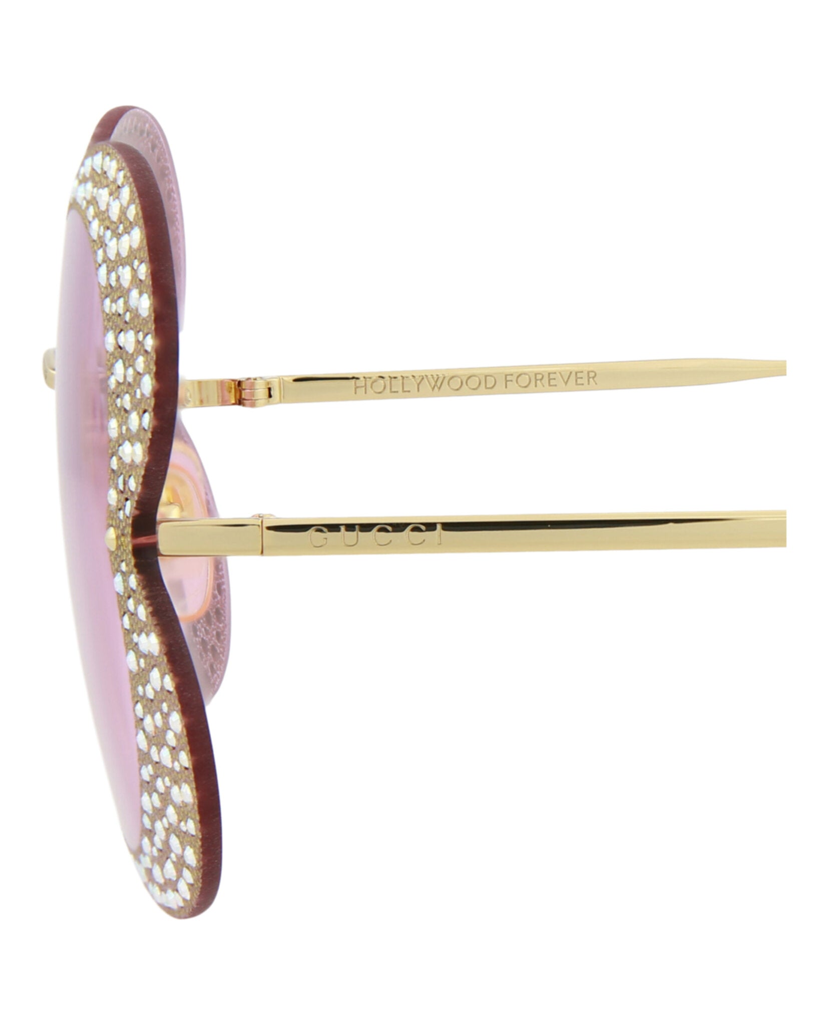 title:Gucci Women's GG0897S-30010507001 Special Edition Sunglasses;color:Gold Gold Pink