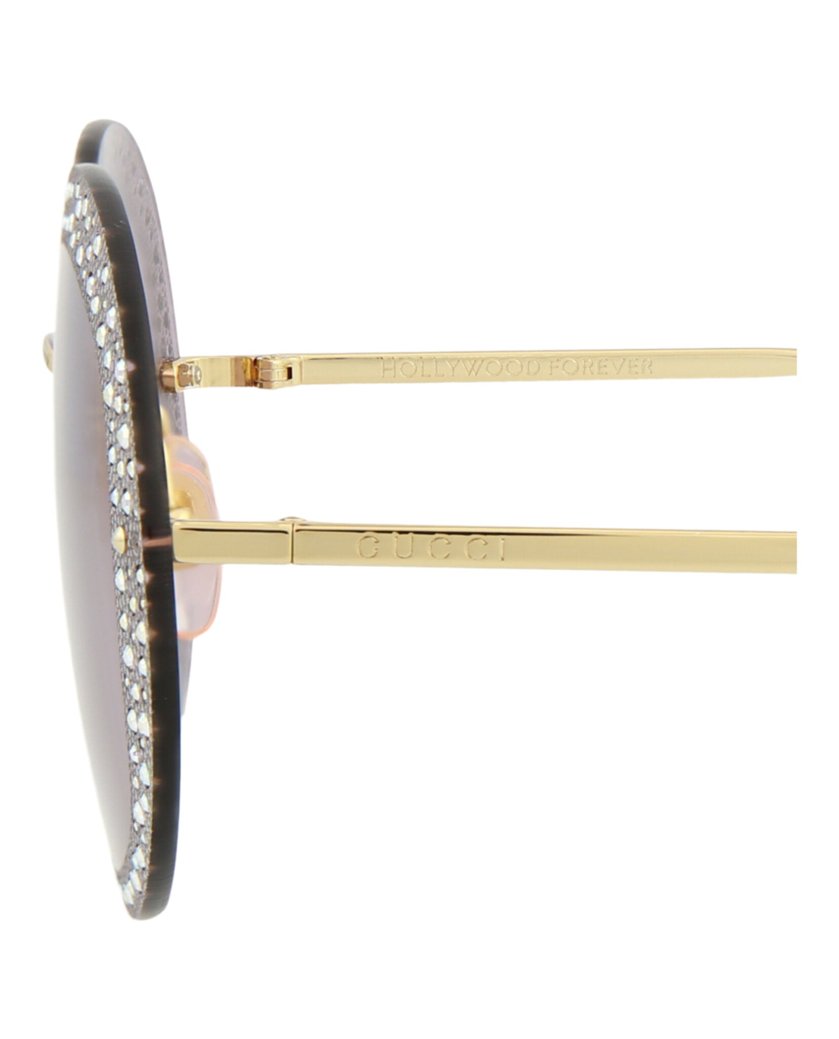 title:Gucci Women's GG0899S-30010510001 Special Edition Sunglasses;color:Gold Gold Violet