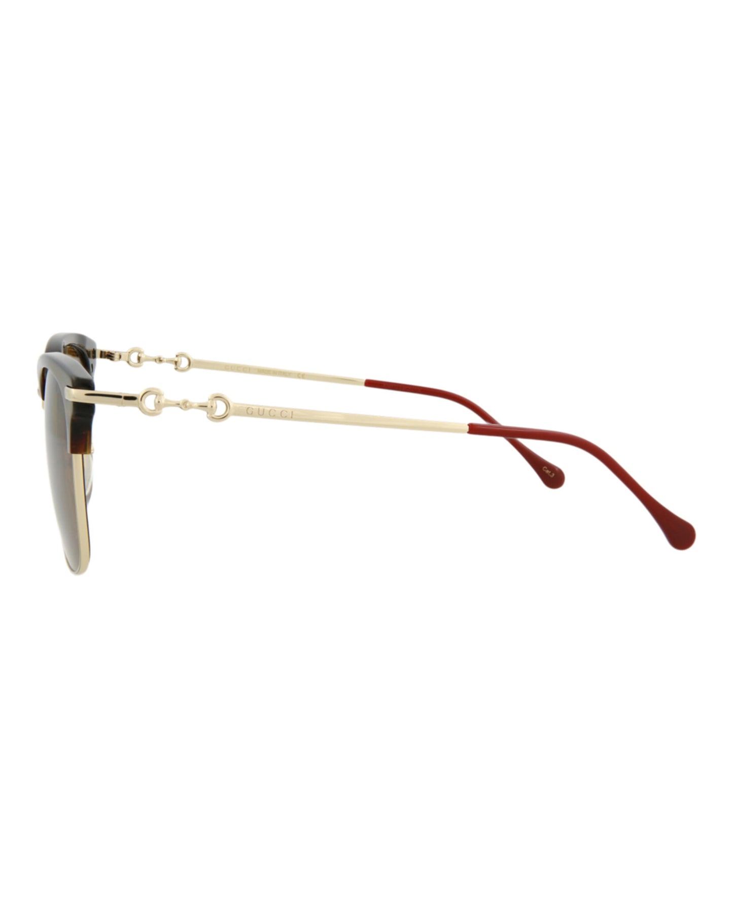 title:Gucci Men's GG0918S-30010418002 Novelty Sunglasses;color:Havana Gold Brown