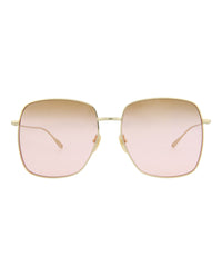 title:Gucci Women's GG1031S-30011783005 Novelty Sunglasses;color:Gold Gold Pink
