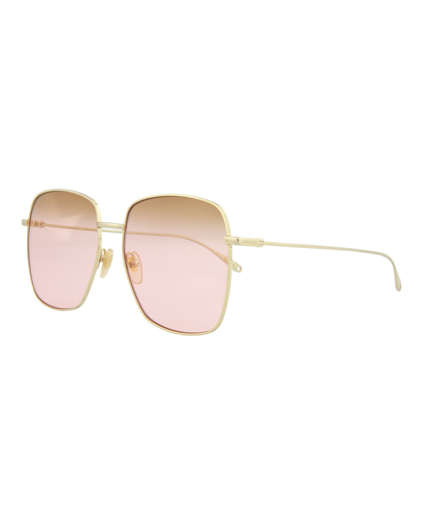 title:Gucci Women's GG1031S-30011783005 Novelty Sunglasses;color:Gold Gold Pink