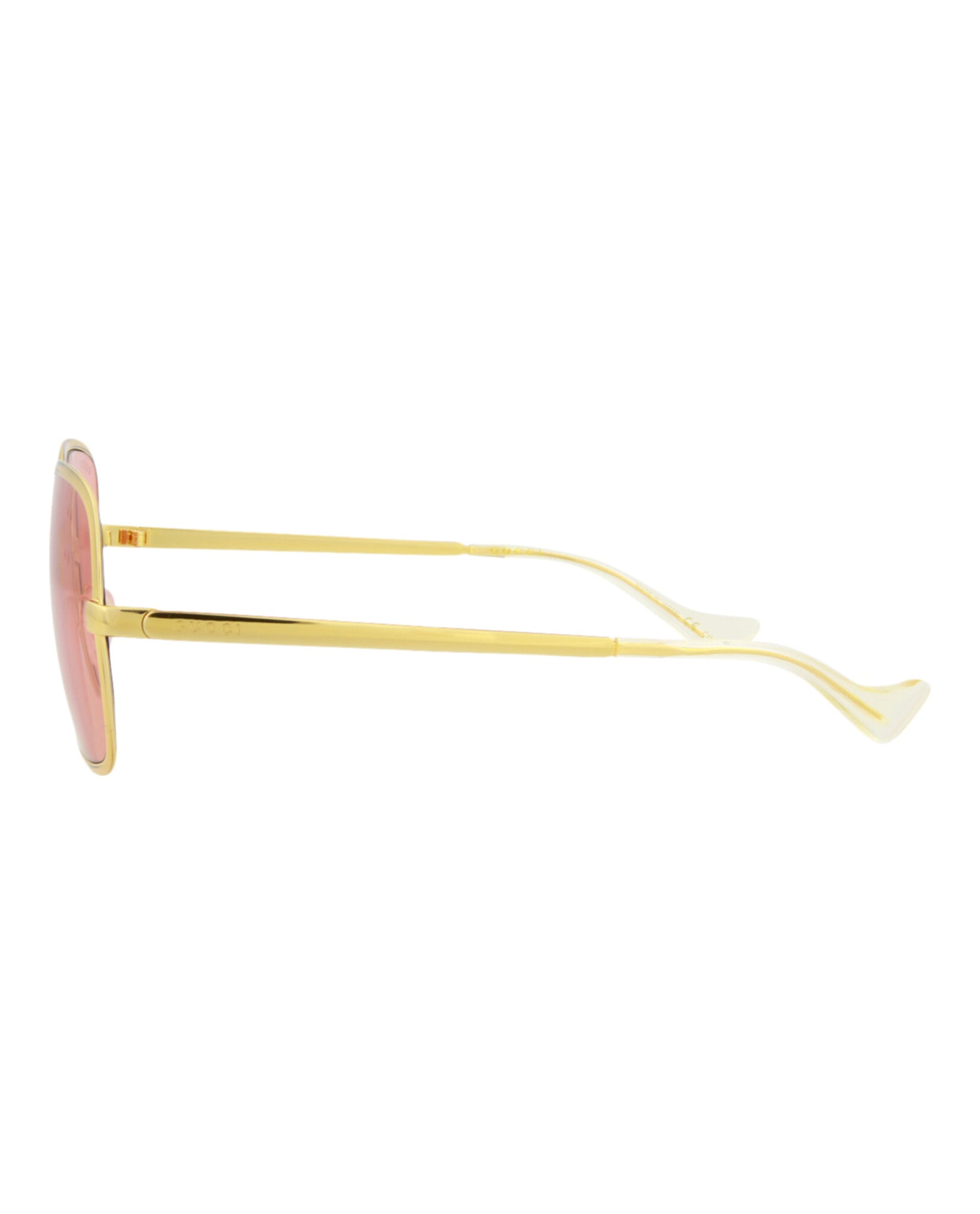 title:Gucci Men's GG1063S-30012261001 Novelty Sunglasses;color:Gold Gold Red