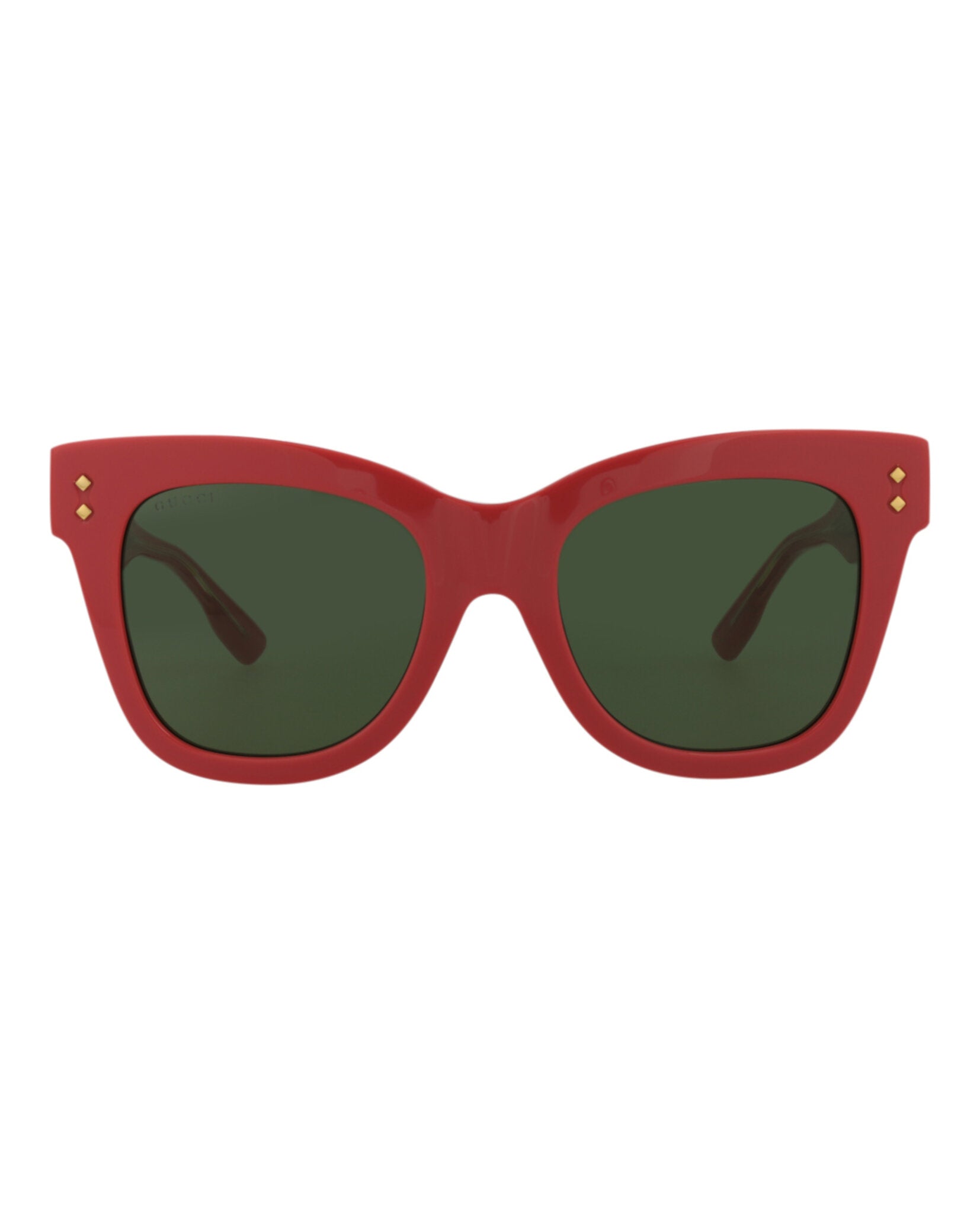 title:Gucci Cat Eye-Frame Acetate Sunglasses;color:Pink Pink Green