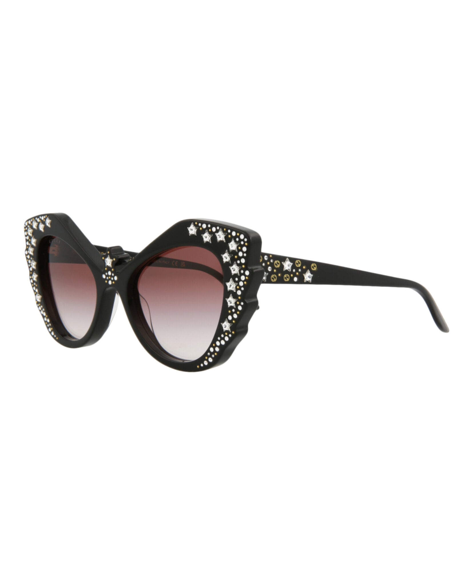 title:Gucci Women's GG1095S-30012868001 Special Edition Sunglasses;color:Black Black Red