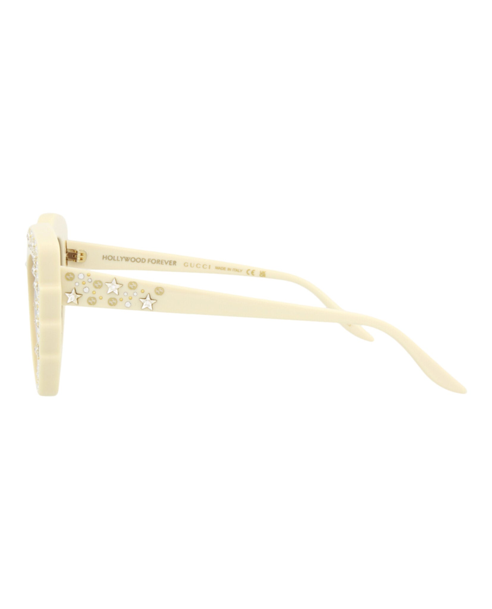 title:Gucci Women's GG1095S-30012868002 Special Edition Sunglasses;color:Ivory Ivory Brown