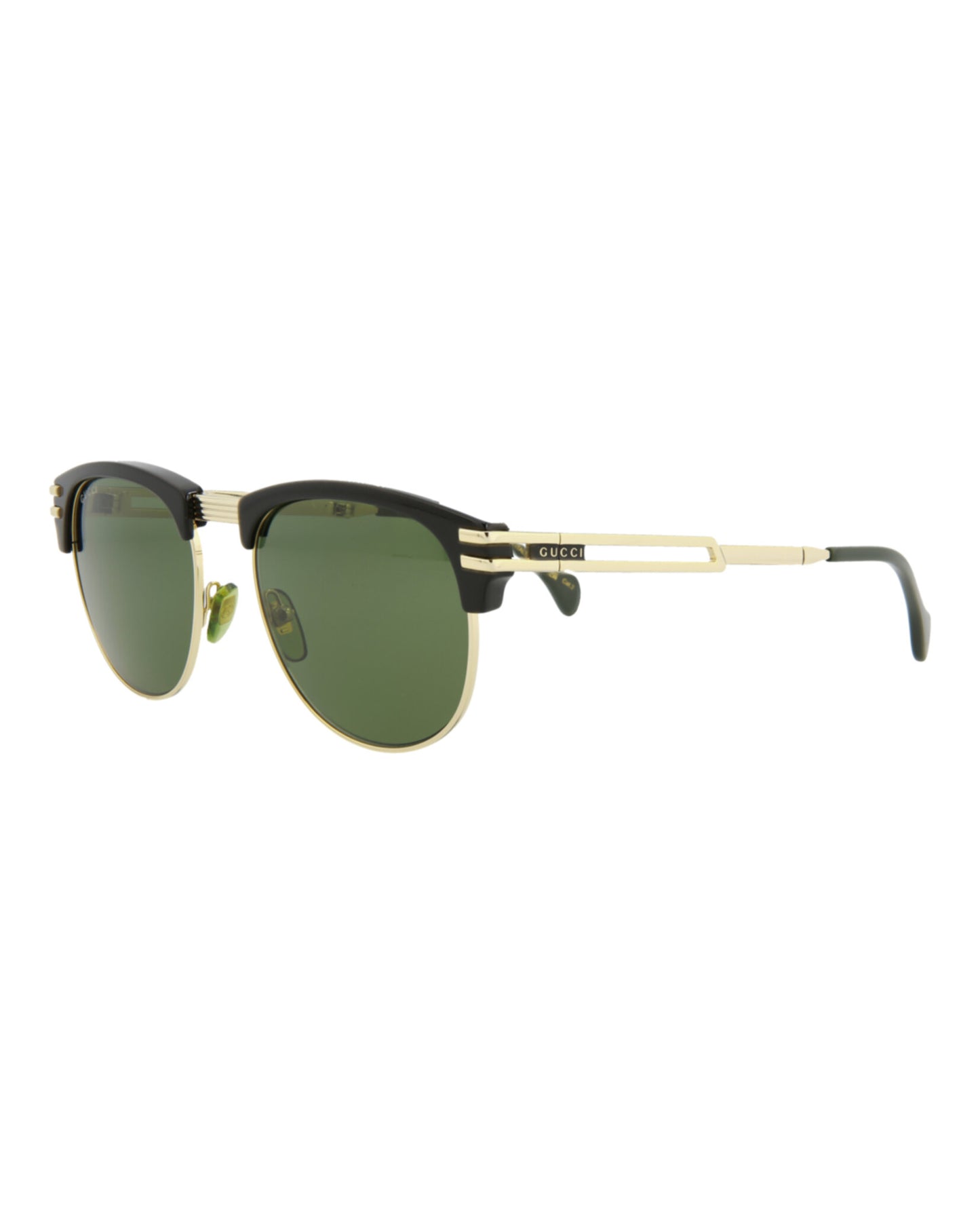 title:Gucci Novelty Sunglasses Style # Style #GG1107S;color:Black Gold Green