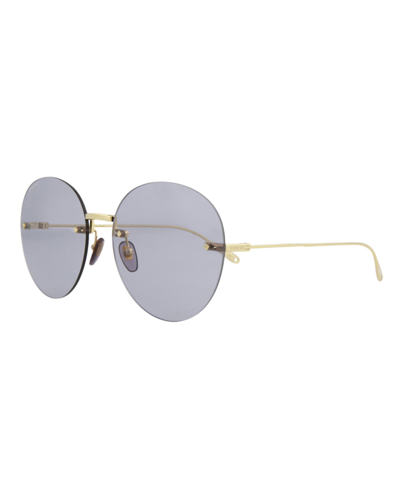 title:Gucci Women's GG1149S-30012724006 Novelty Sunglasses;color:Gold Gold Violet