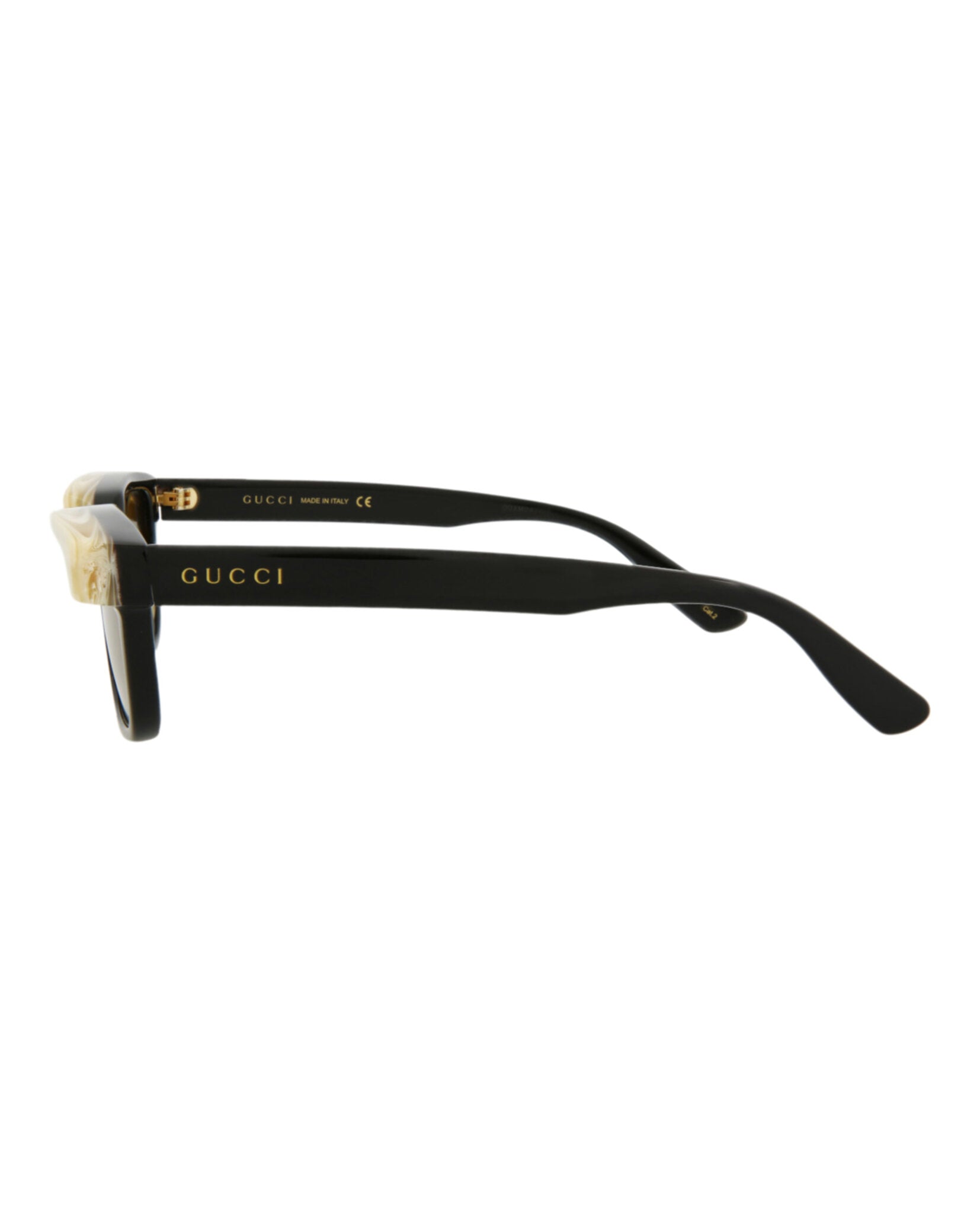 title:Gucci Men's GG1166S-30012955001 Novelty Sunglasses;color:Black Black Yellow