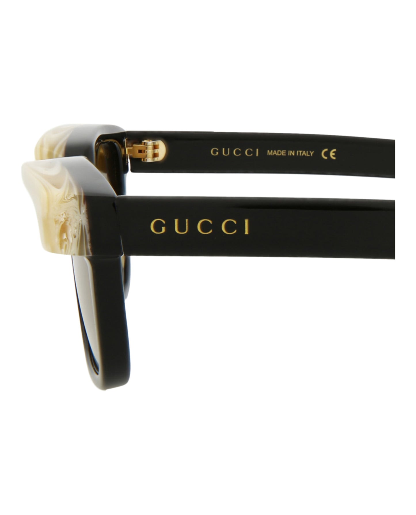 title:Gucci Men's GG1166S-30012955001 Novelty Sunglasses;color:Black Black Yellow