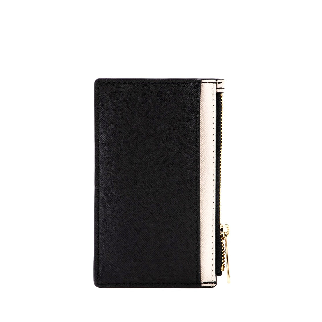 title:Michael Kors Women's Jet Set Travel Two-Tone Medium Top Zip Card Case;color:Black Multi