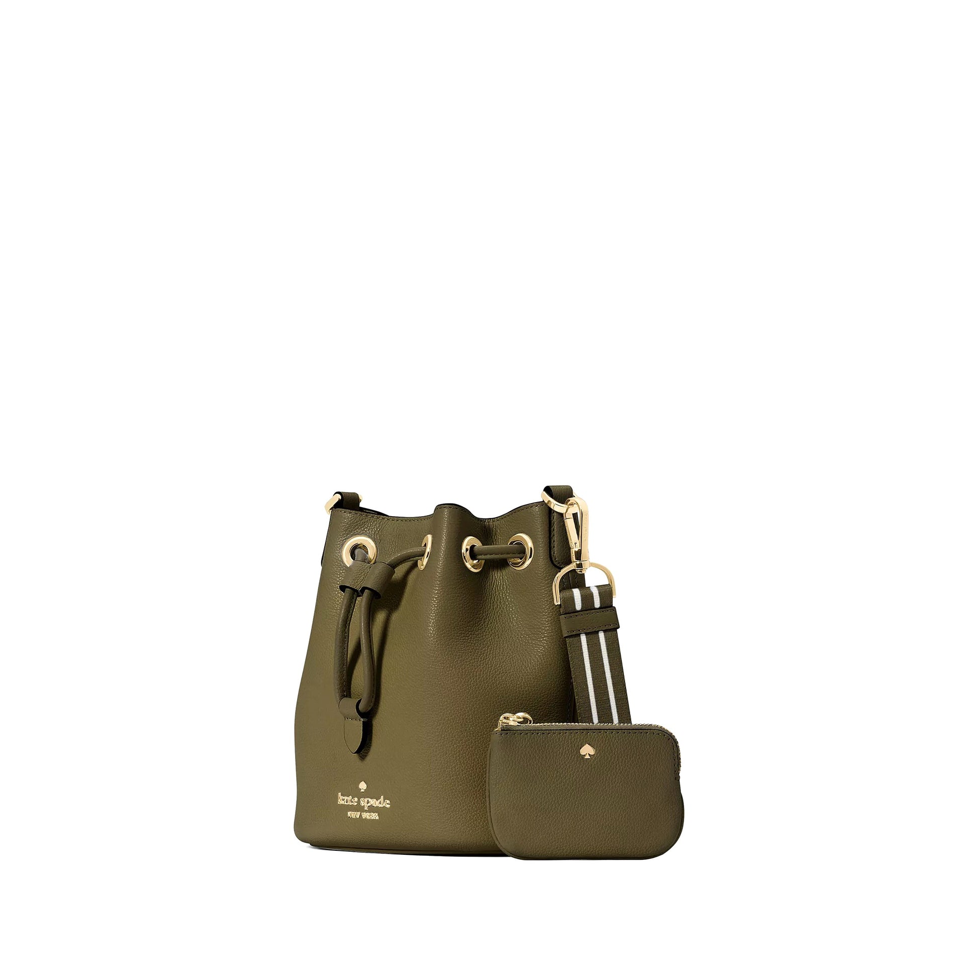 title:Kate Spade Women's Rosie Small Bucket Bag;color:Seaweed