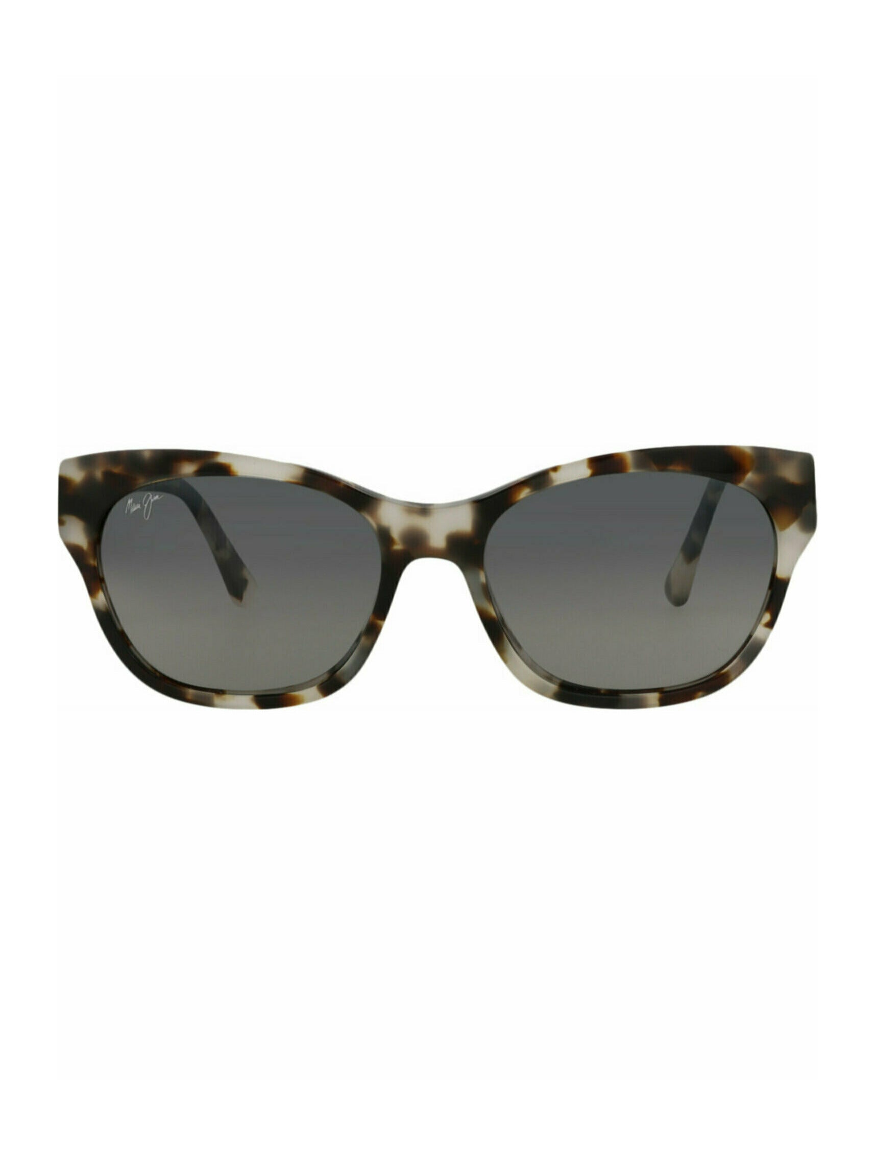 title:Maui Jim Cat Eye-Frame Acetate Sunglasses;color:Tortoise Tortoise Grey