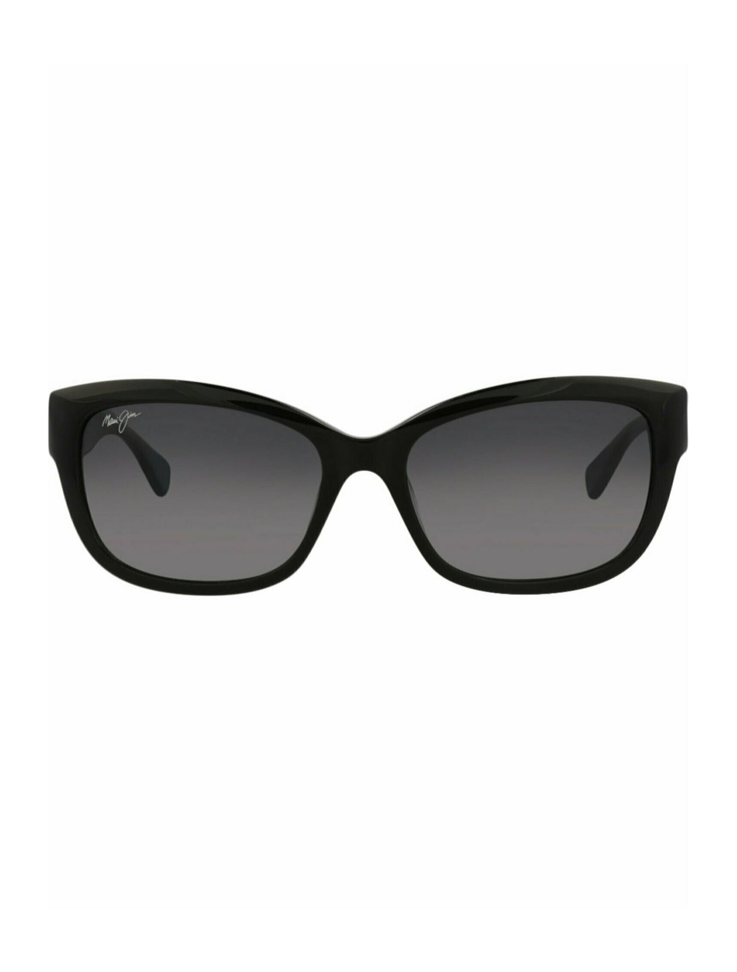 title:Maui Jim Cat Eye-Frame Acetate Sunglasses;color:Black Black Grey