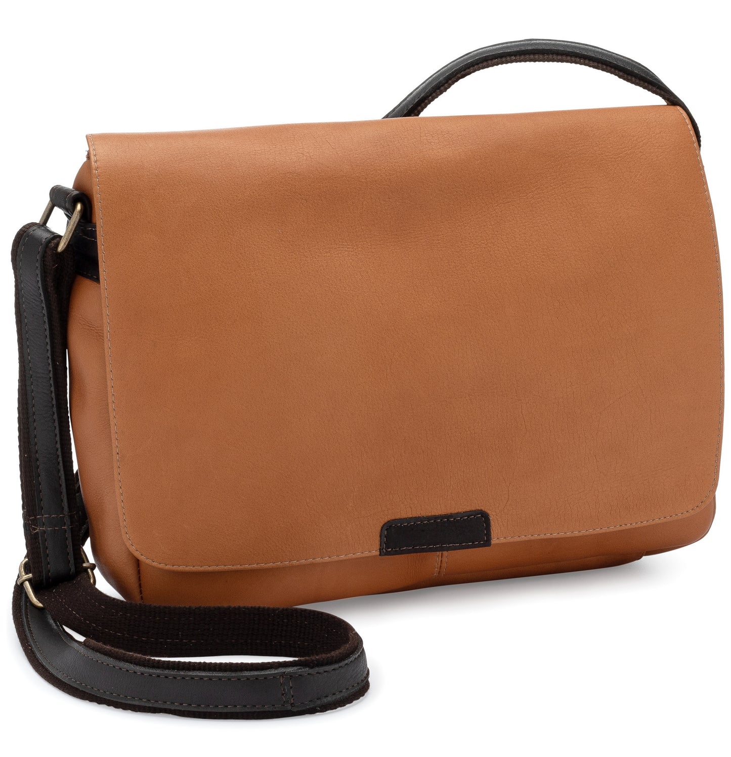 title:Le Donne Leather Serenity Crossbody Bag;color:TAN/CAFE