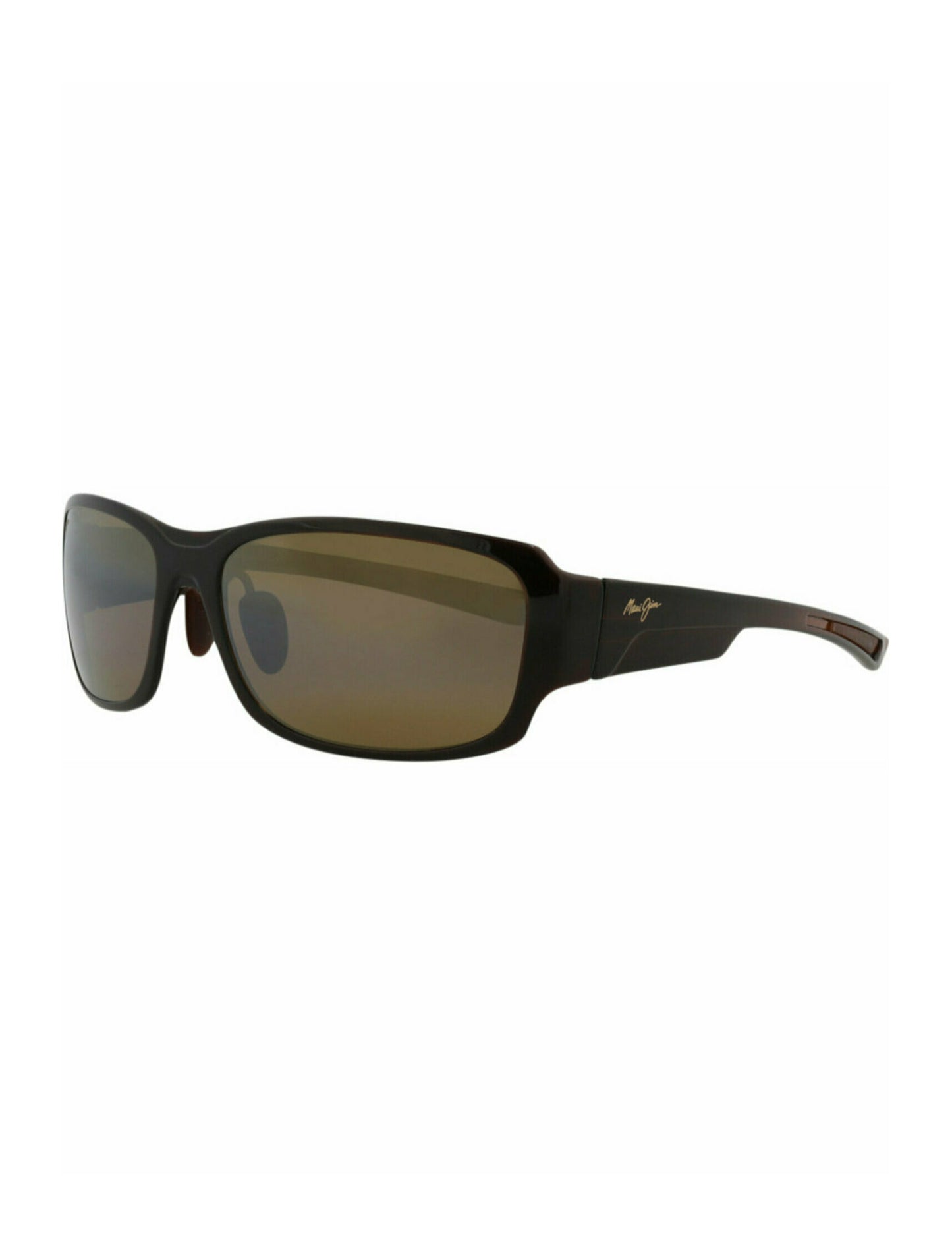 title:Maui Jim Square-Frame Nylon Sunglasses;color:Rootbeer Rootbeer Bronze