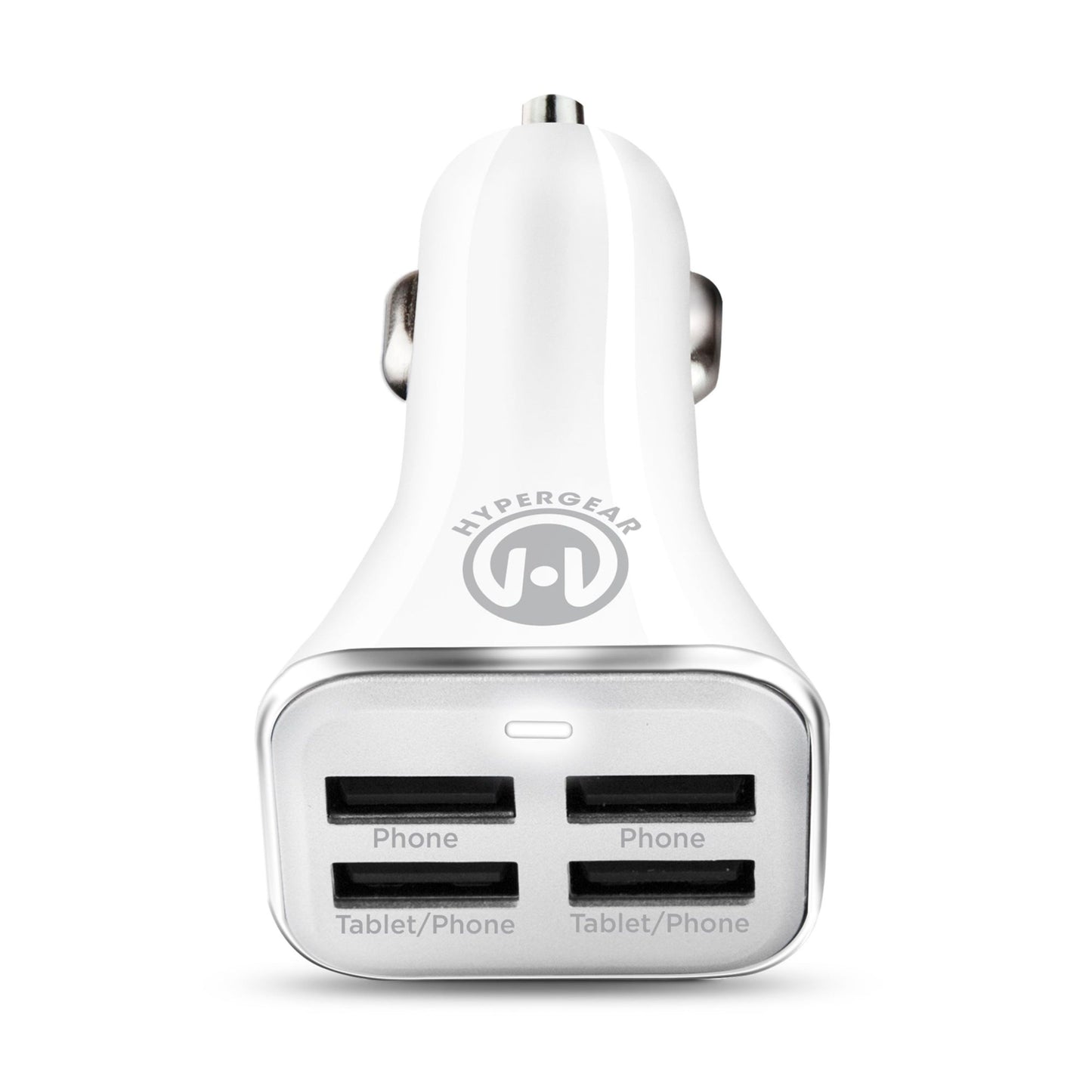 title:HyperGear Quad USB 6.8A Car Charger;color:White