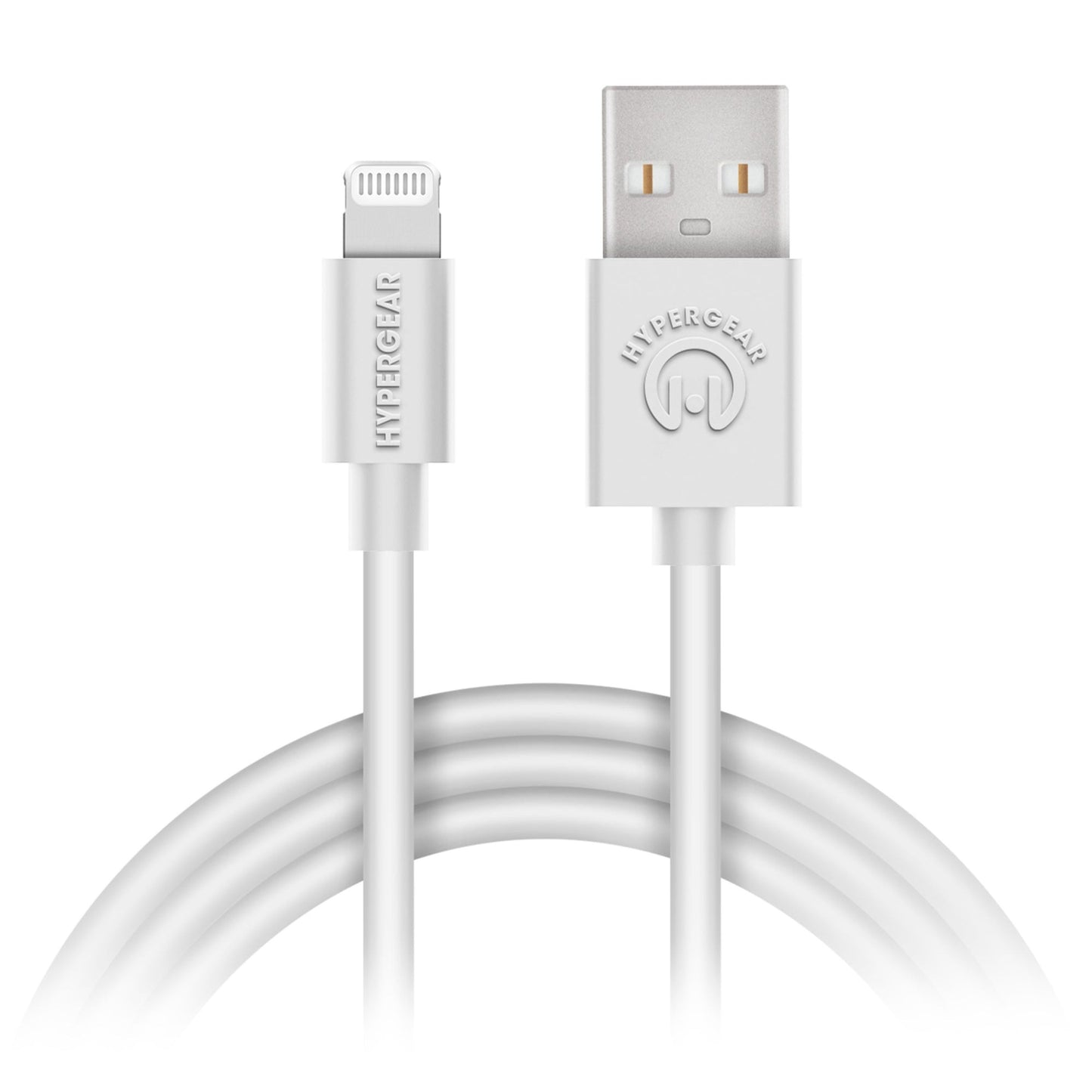 title:HyperGear USB to Lightning Rounded Cable 4ft;color:White