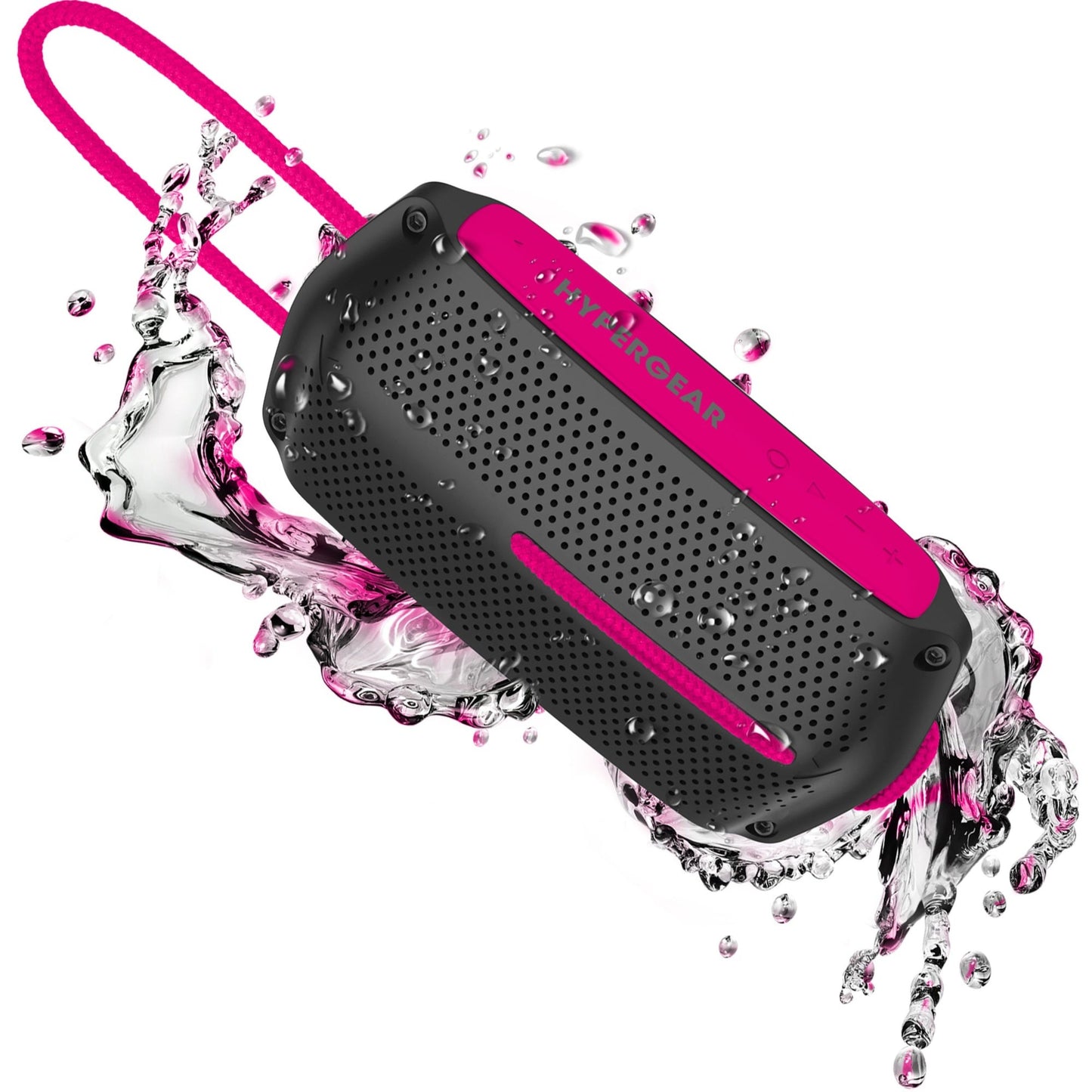 title:HyperGear Wave Water Resistant Wireless Speaker;color:Pink