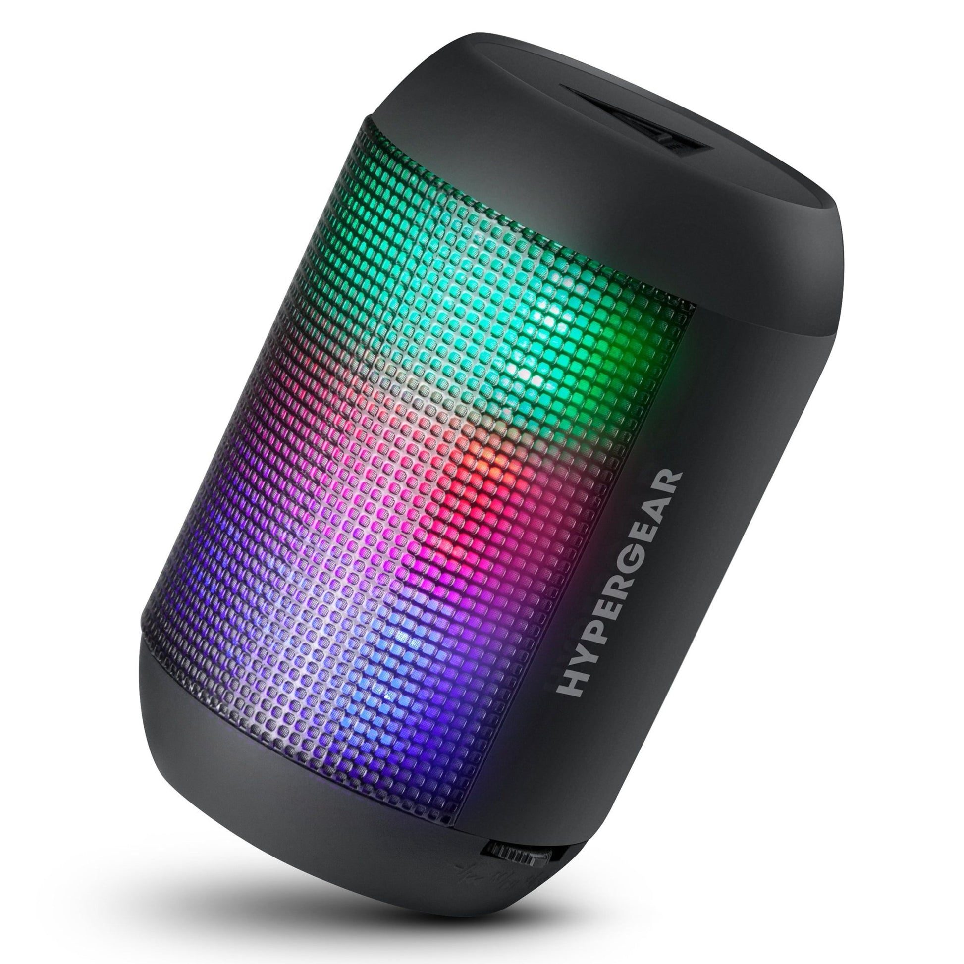 title:HyperGear Rave Mini Wireless LED Speaker;color:Black