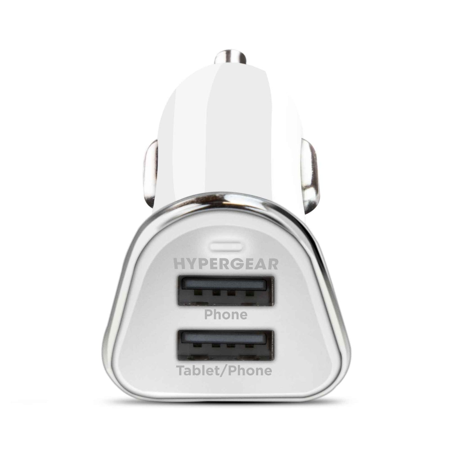 title:HyperGear Hi-Power Dual USB 3.4A Car Charger;color:White