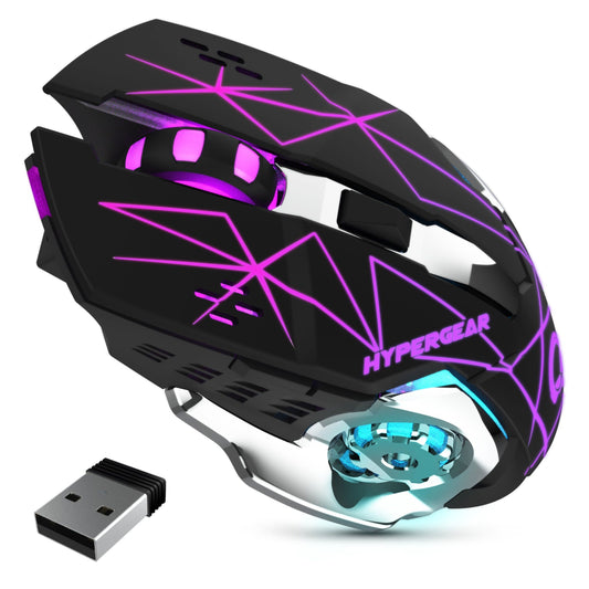 title:HyperGear Chromium Wireless Gaming Mouse;color:Black