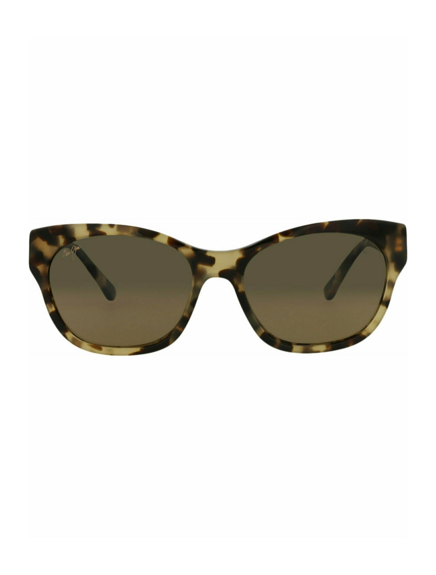 title:Maui Jim Cat Eye-Frame Acetate Sunglasses;color:Havana Havana Bronze