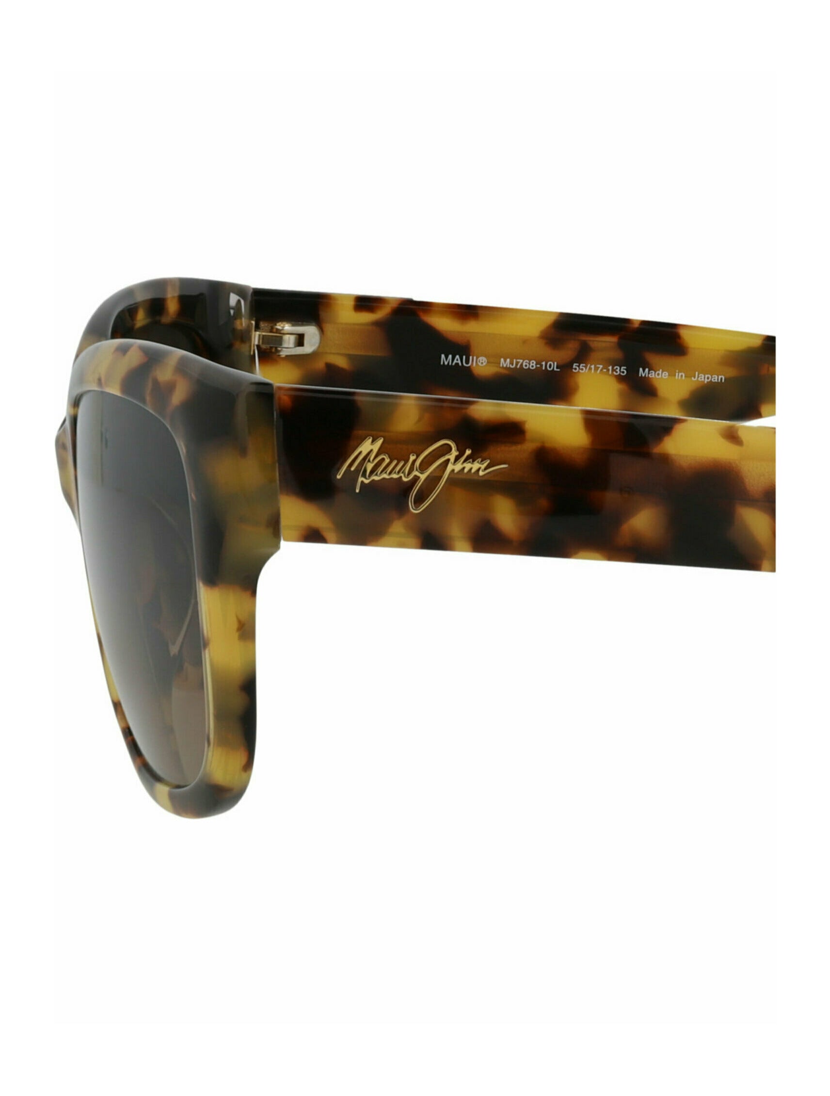 title:Maui Jim Cat Eye-Frame Acetate Sunglasses;color:Tortoise Tortoise Bronze