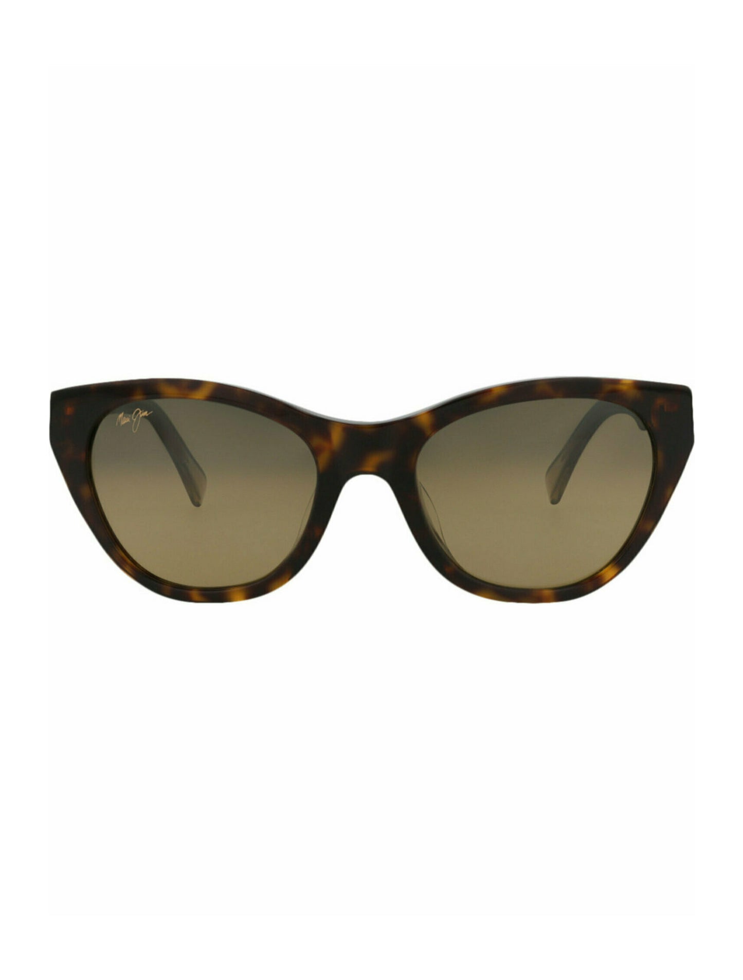 title:Maui Jim Cat Eye-Frame Acetate Sunglasses;color:Tortoise Tan Bronze