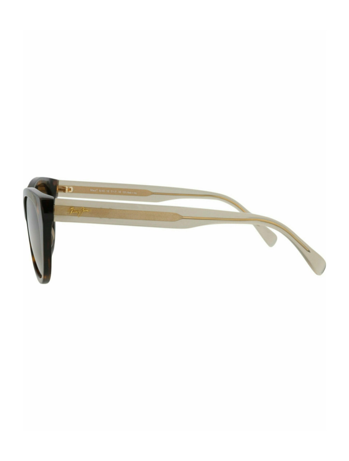 title:Maui Jim Cat Eye-Frame Acetate Sunglasses;color:Tortoise Tan Bronze