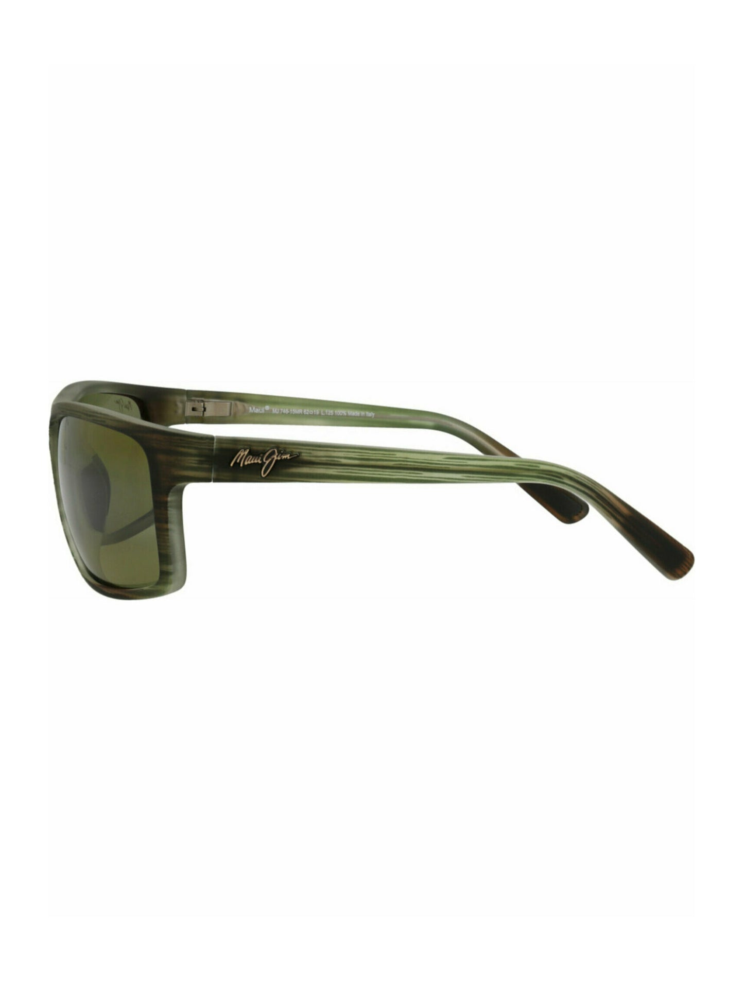 title:Maui Jim Shield-Frame Nylon Sunglasses;color:Green Green Green