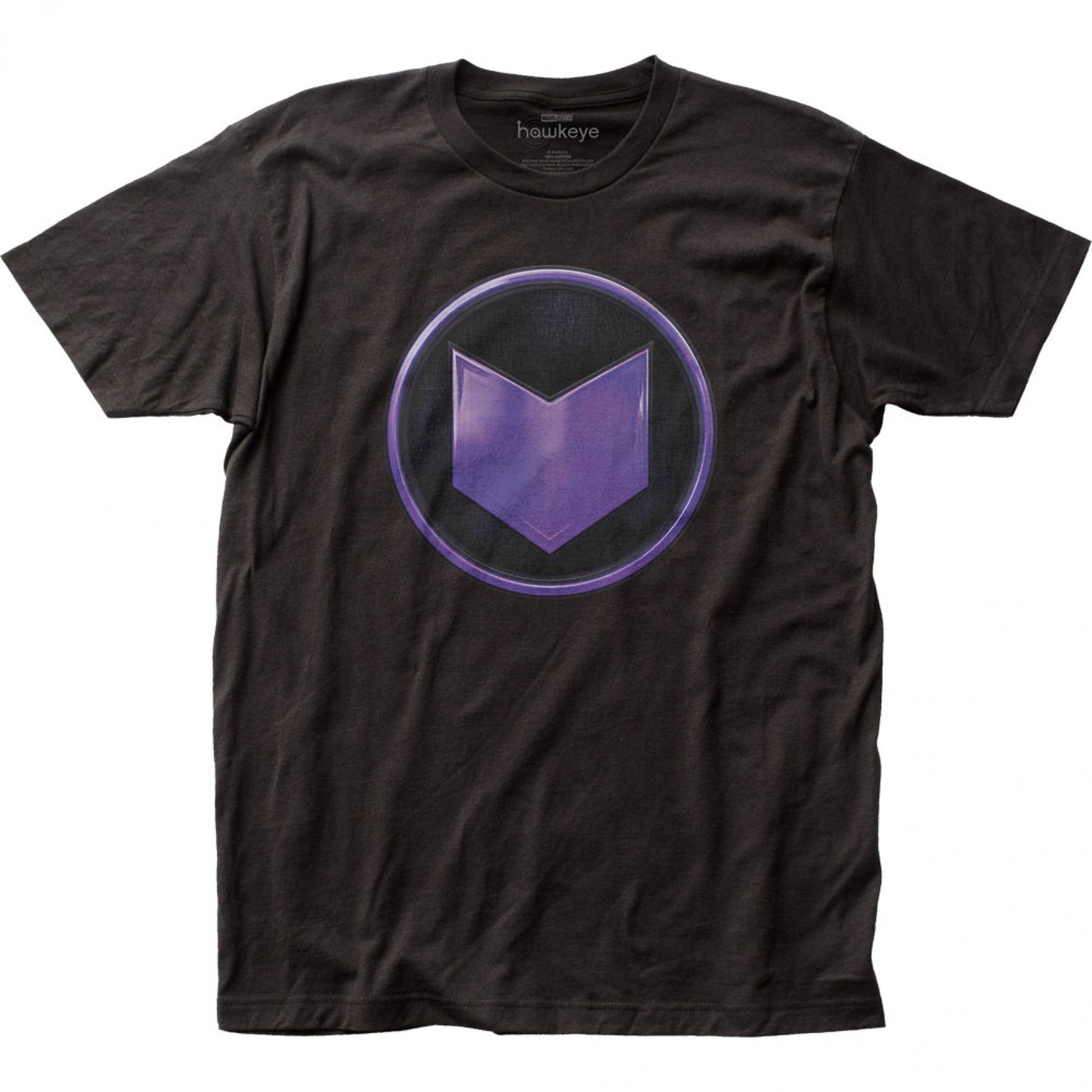 title:Marvel Studios Hawkeye Series Arrow Symbol T-Shirt;color:Black