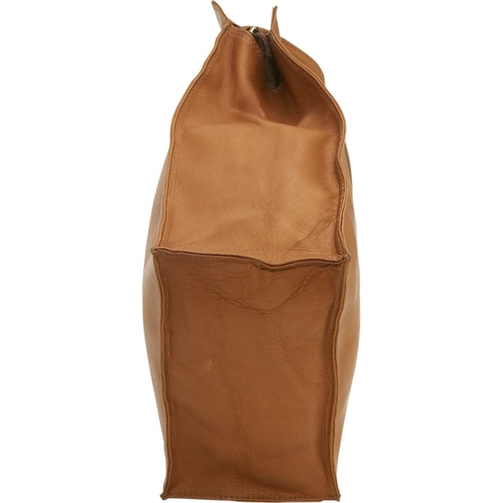 title:Le Donne Leather Small Simple Dual Strap Tote Bag;color:TAN