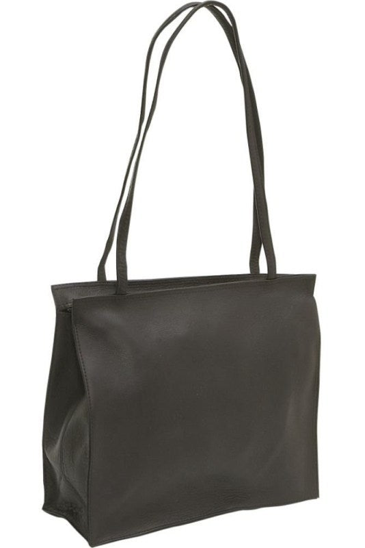 title:Le Donne Leather Simple Tote;color:CAFE